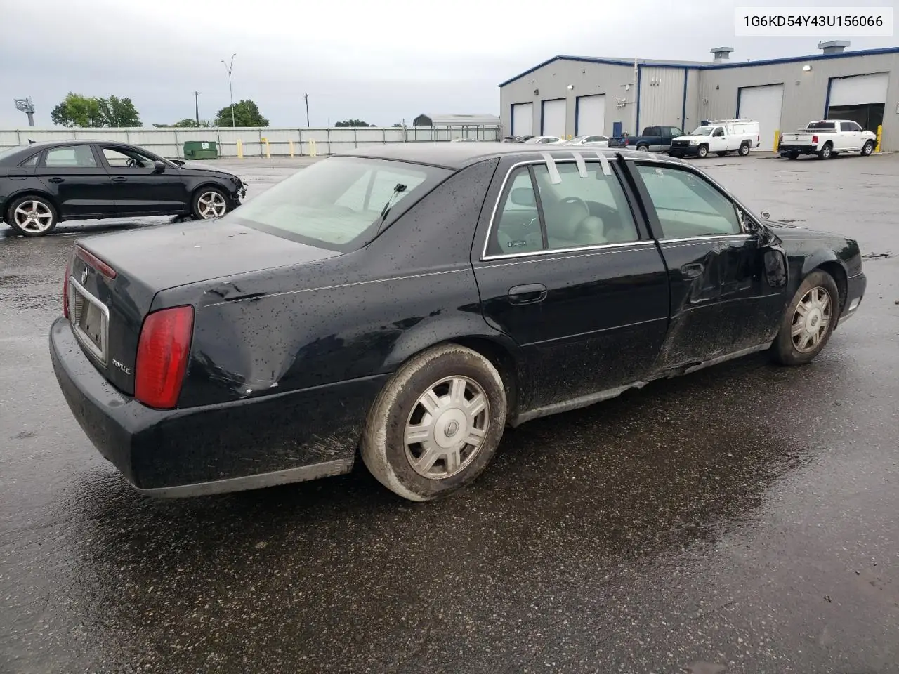 2003 Cadillac Deville VIN: 1G6KD54Y43U156066 Lot: 56099925