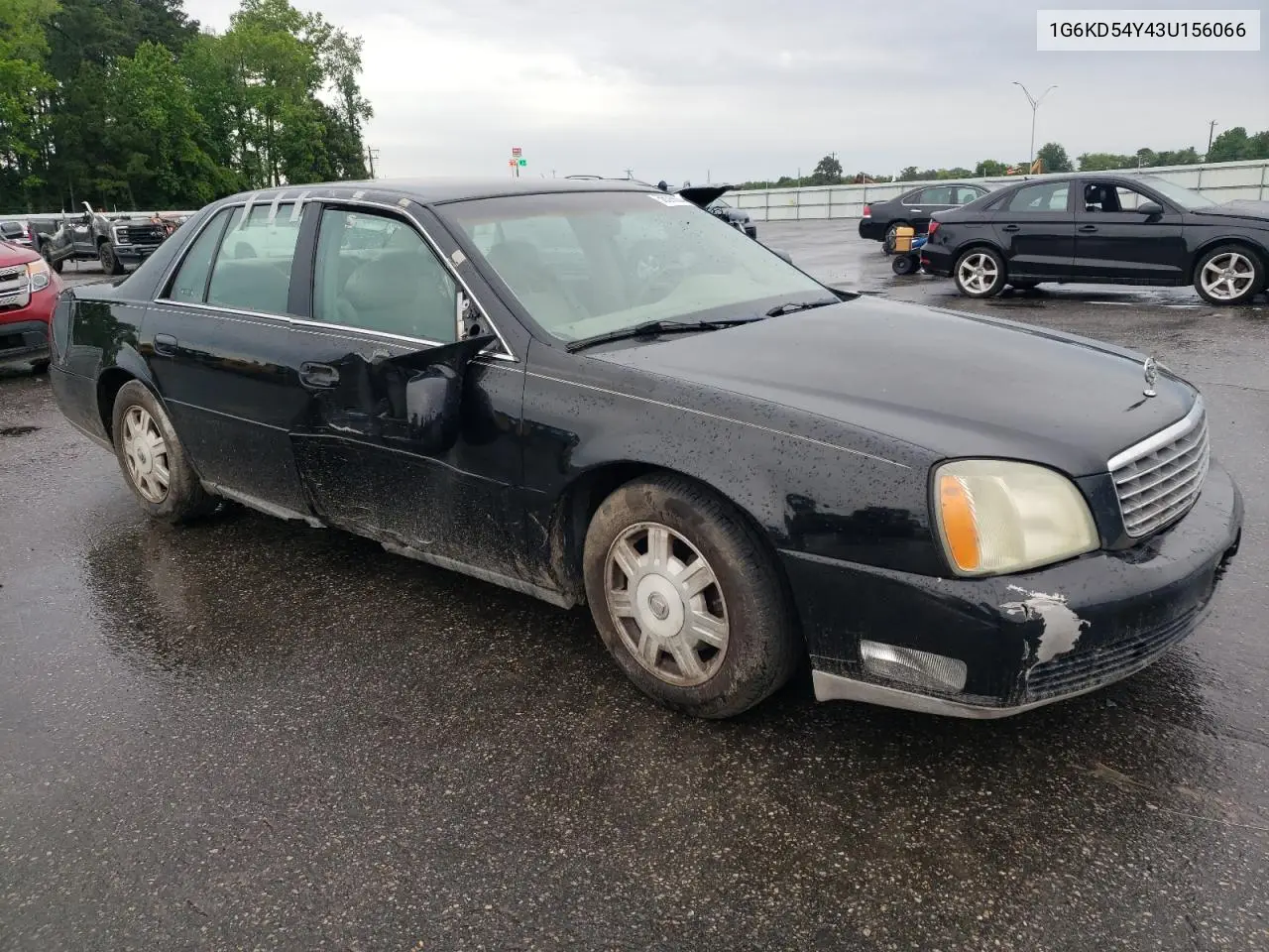 2003 Cadillac Deville VIN: 1G6KD54Y43U156066 Lot: 56099925