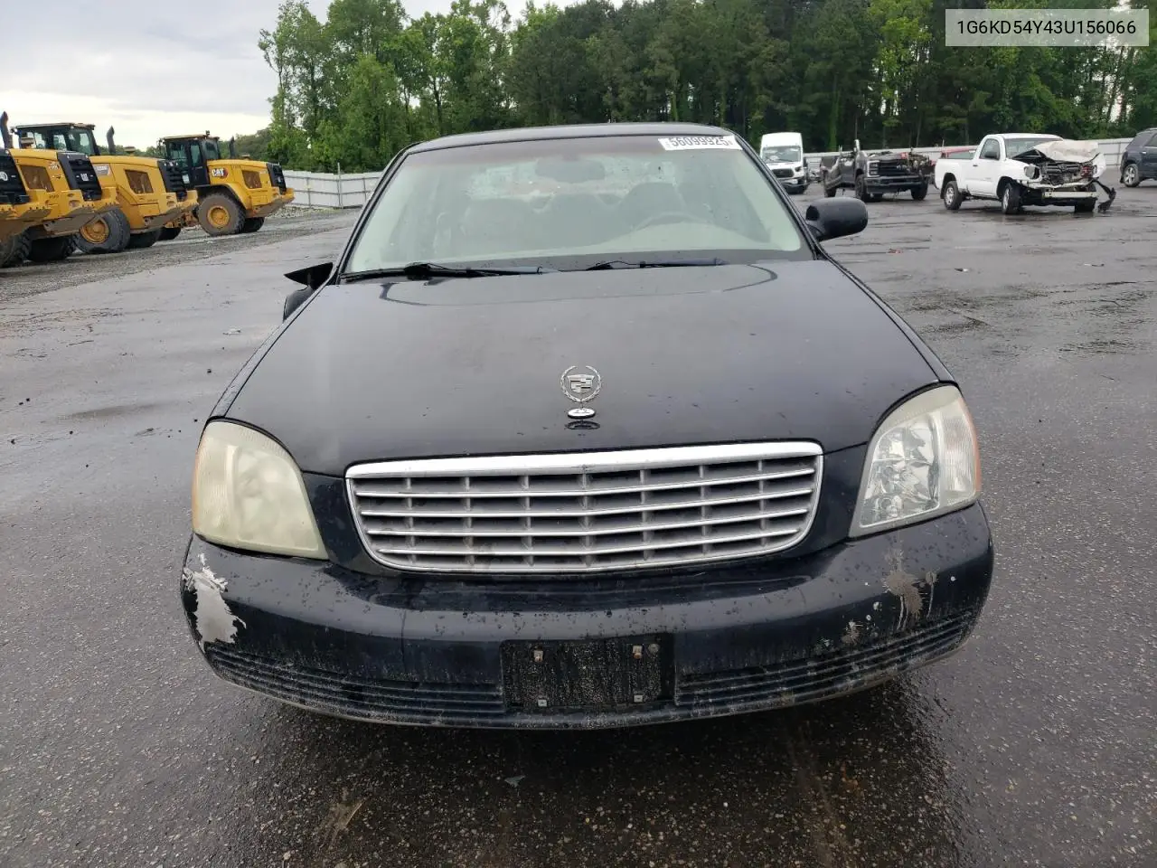 2003 Cadillac Deville VIN: 1G6KD54Y43U156066 Lot: 56099925