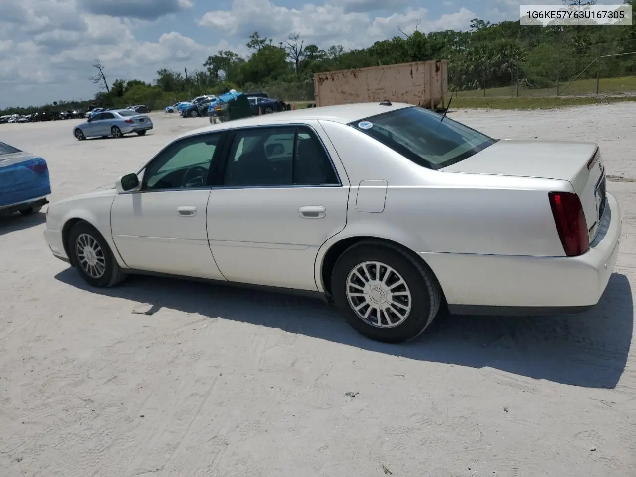 2003 Cadillac Deville Dhs VIN: 1G6KE57Y63U167305 Lot: 56492725