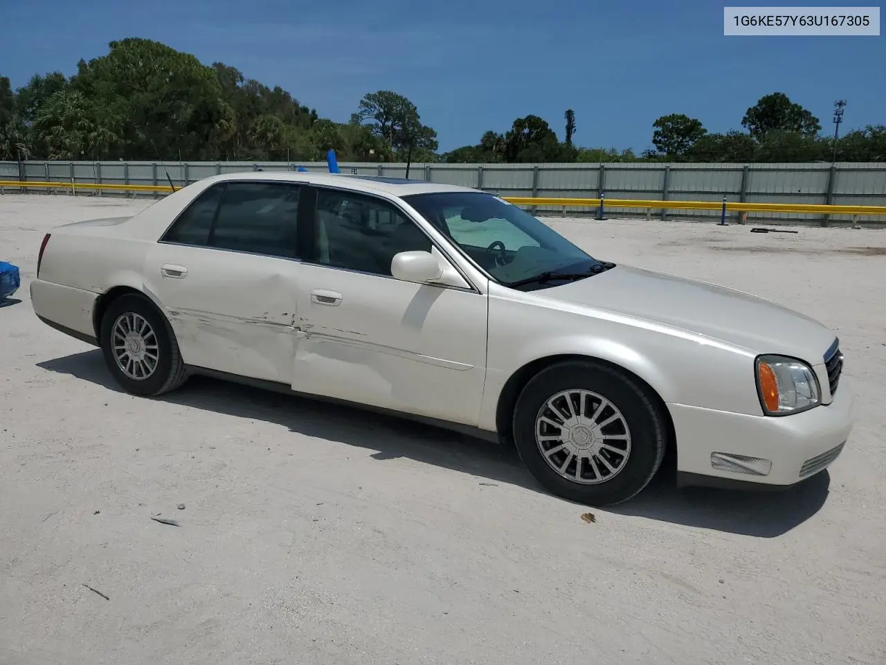 2003 Cadillac Deville Dhs VIN: 1G6KE57Y63U167305 Lot: 56492725