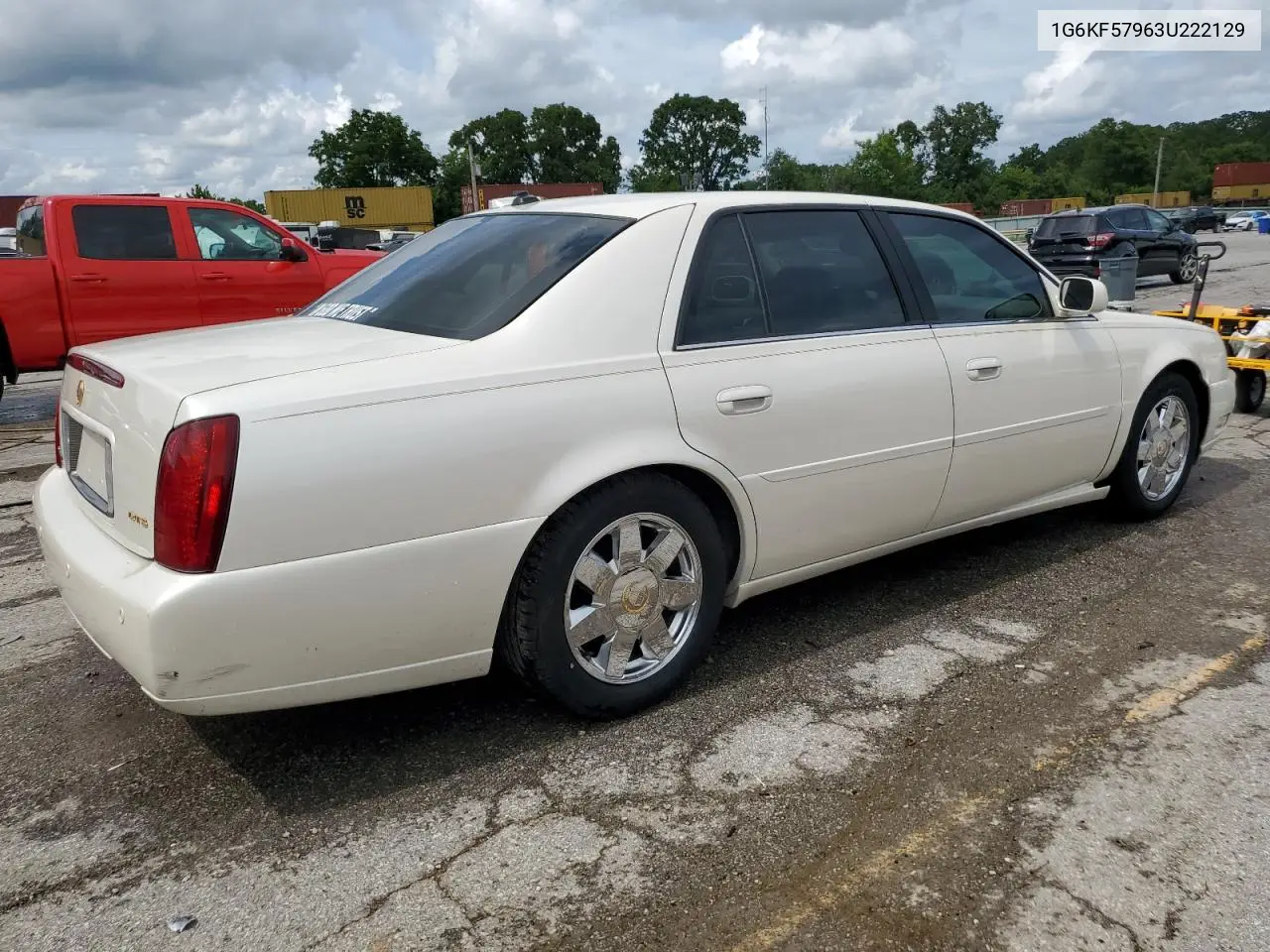 2003 Cadillac Deville Dts VIN: 1G6KF57963U222129 Lot: 60711195