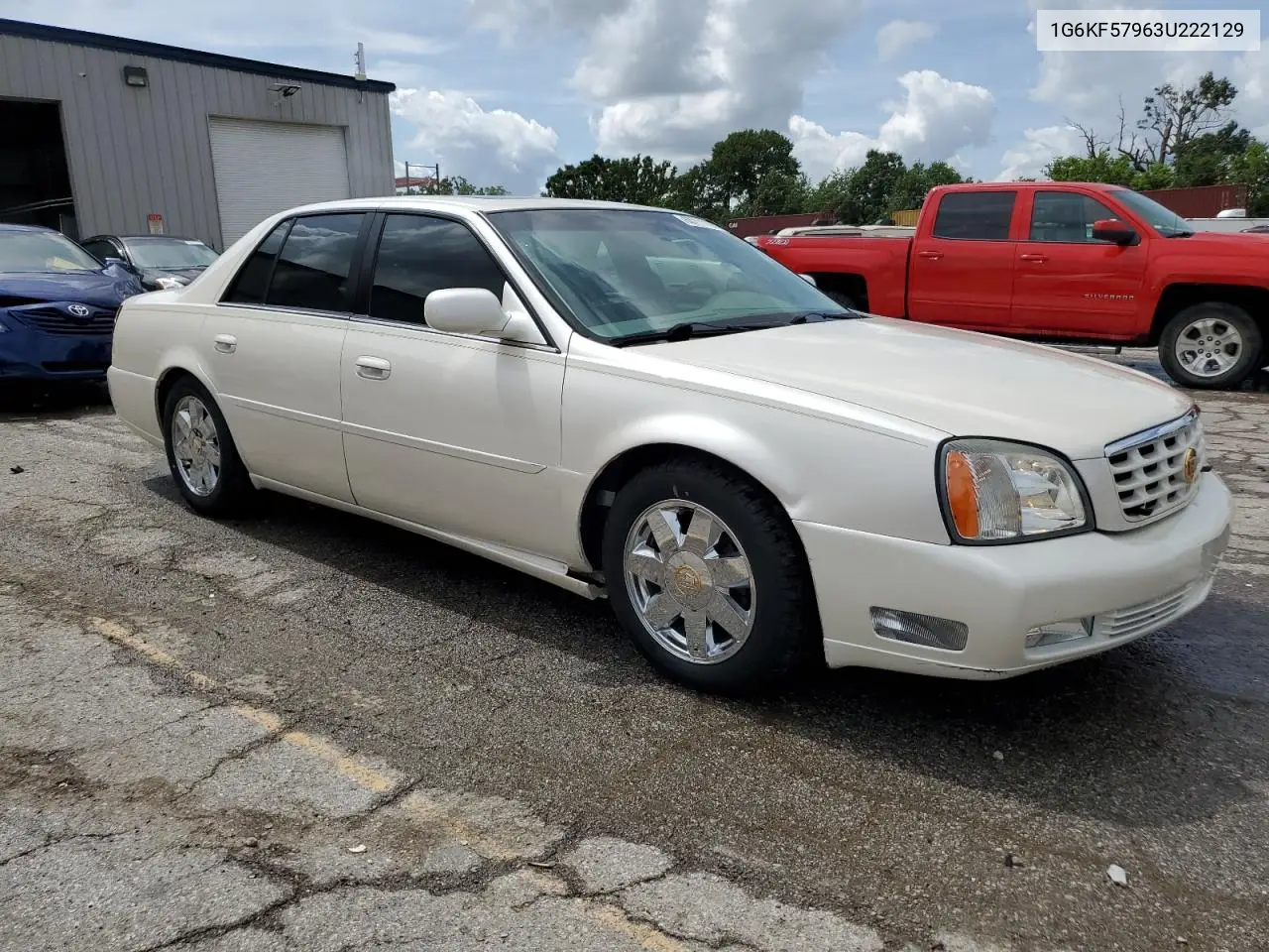 2003 Cadillac Deville Dts VIN: 1G6KF57963U222129 Lot: 60711195