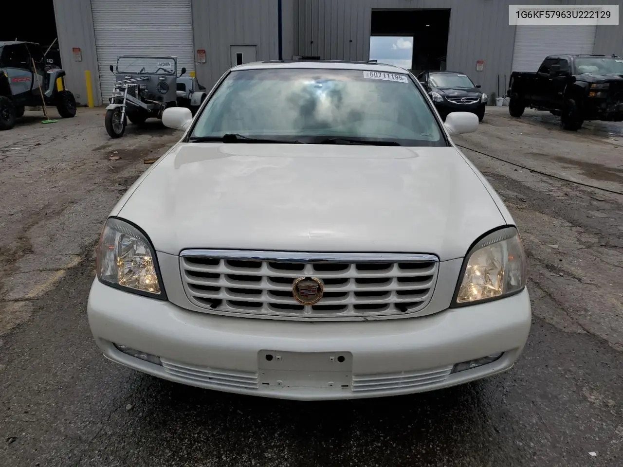 2003 Cadillac Deville Dts VIN: 1G6KF57963U222129 Lot: 60711195