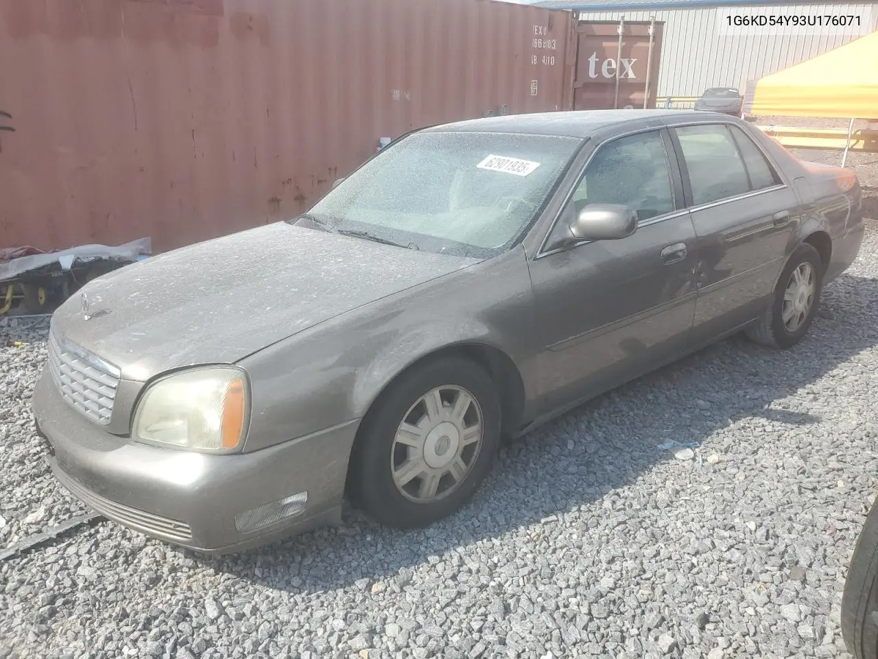 2003 Cadillac Deville VIN: 1G6KD54Y93U176071 Lot: 62901935