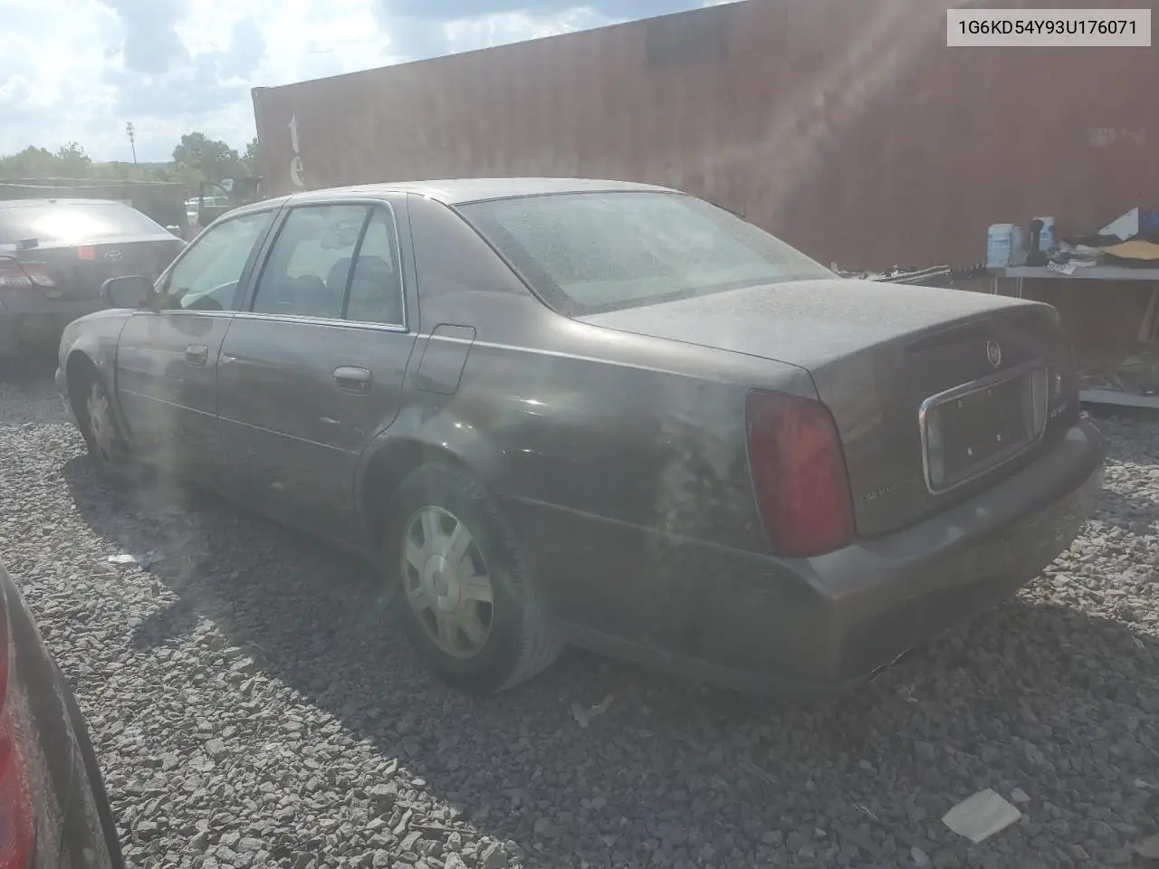 2003 Cadillac Deville VIN: 1G6KD54Y93U176071 Lot: 62901935