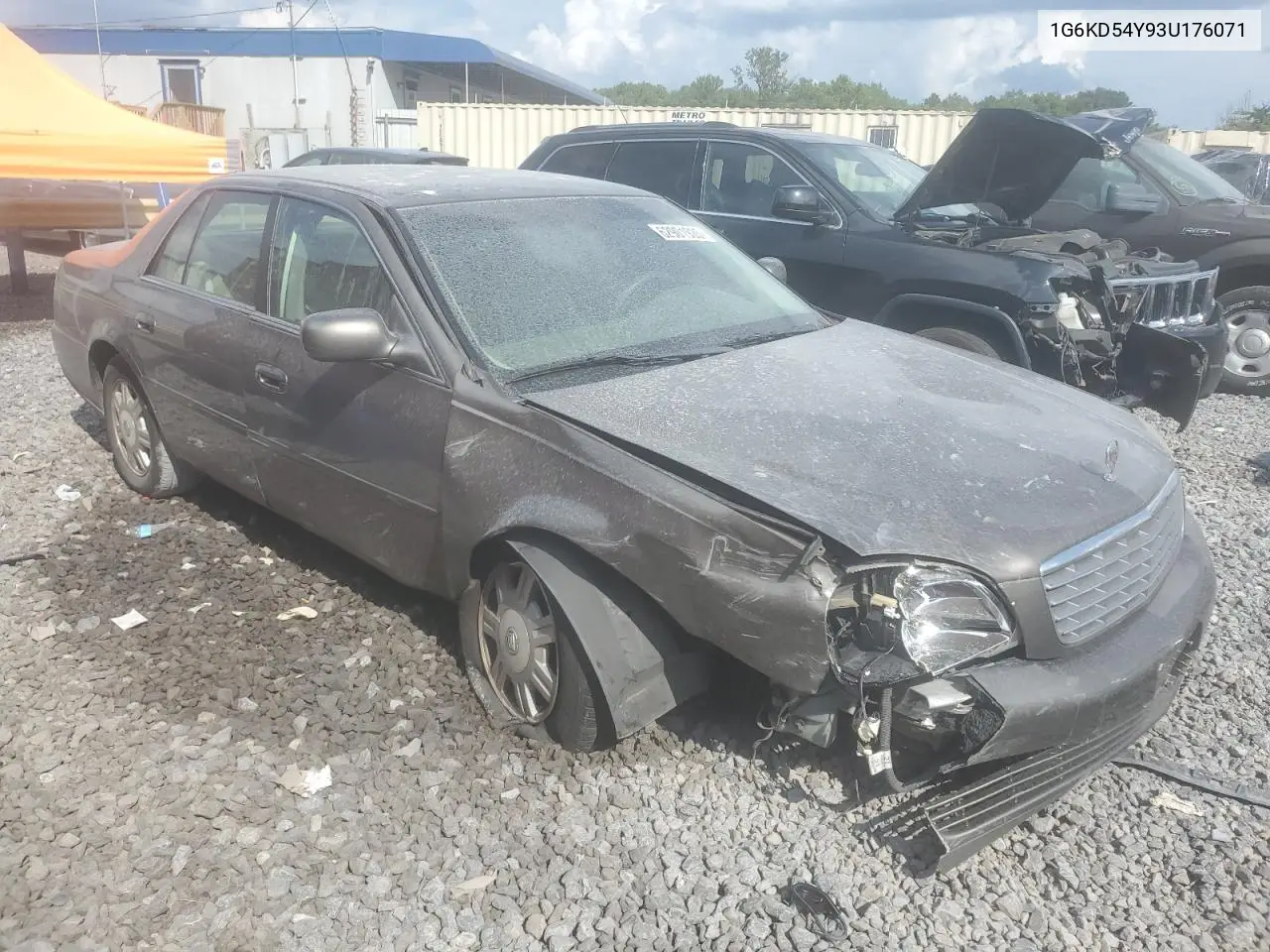 2003 Cadillac Deville VIN: 1G6KD54Y93U176071 Lot: 62901935
