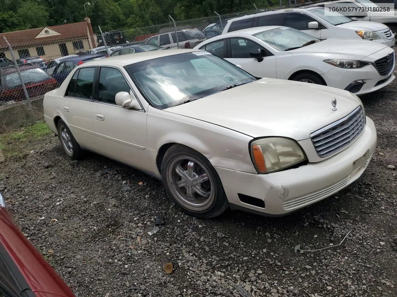 2003 Cadillac Deville VIN: 1G6KD57Y73U180258 Lot: 64402665