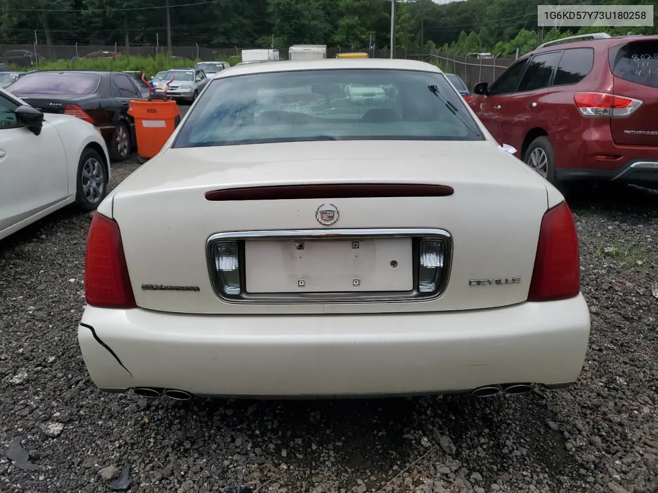 2003 Cadillac Deville VIN: 1G6KD57Y73U180258 Lot: 64402665
