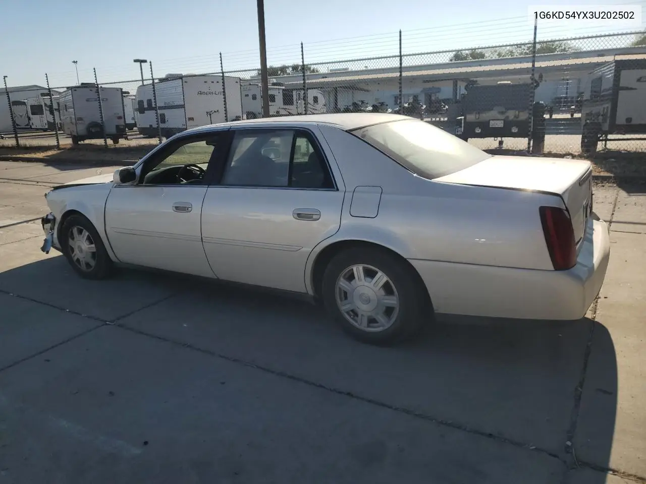 2003 Cadillac Deville VIN: 1G6KD54YX3U202502 Lot: 65269665