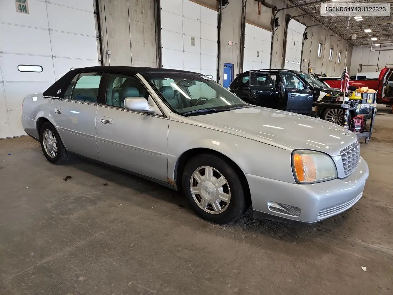 2003 Cadillac Deville VIN: 1G6KD54Y43U122323 Lot: 65383305