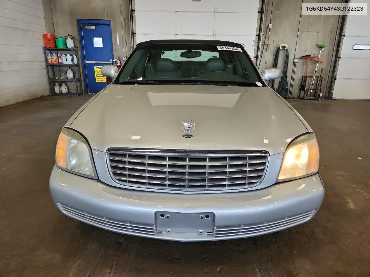 2003 Cadillac Deville VIN: 1G6KD54Y43U122323 Lot: 65383305