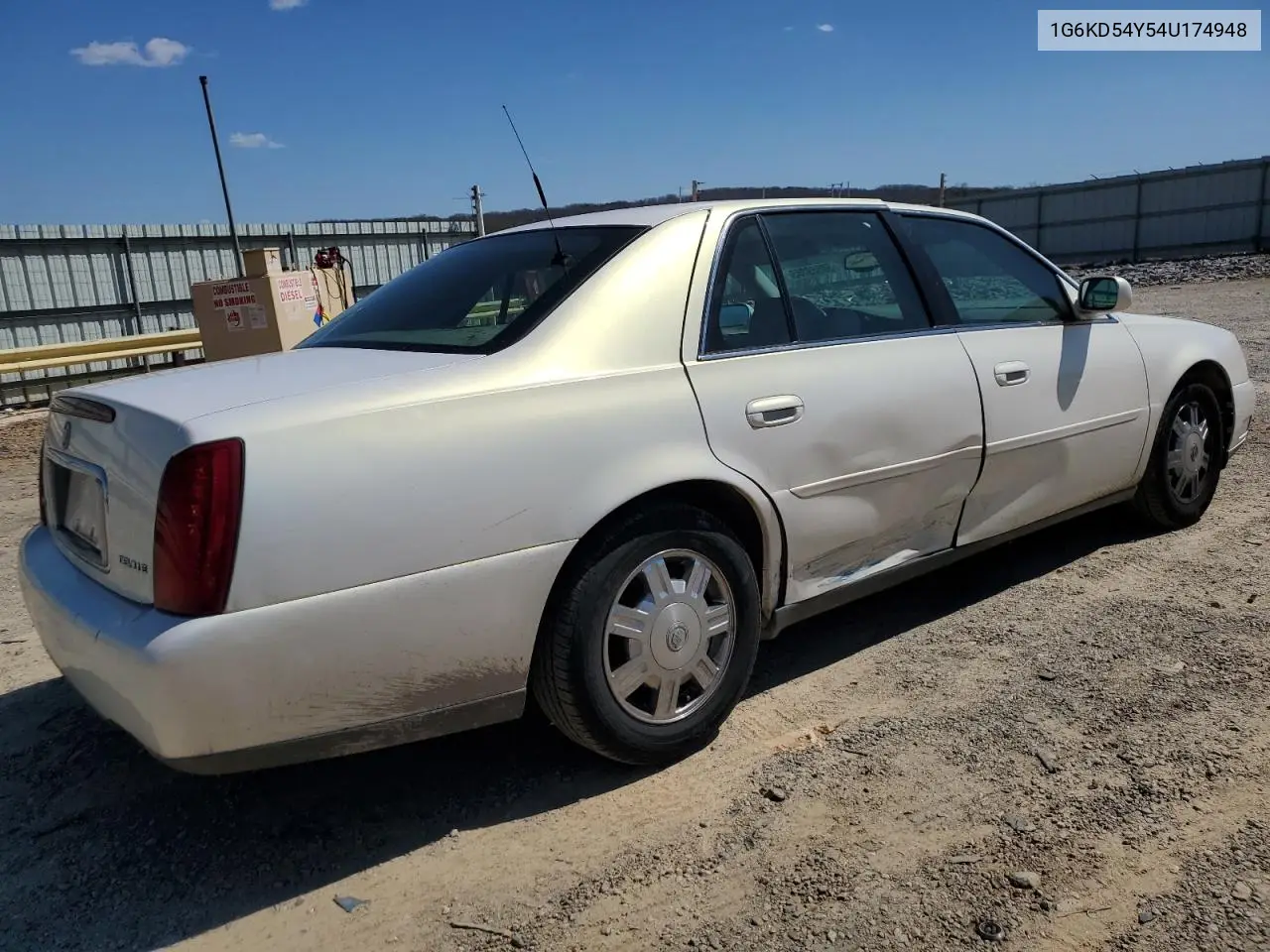 2004 Cadillac Deville VIN: 1G6KD54Y54U174948 Lot: 50559755