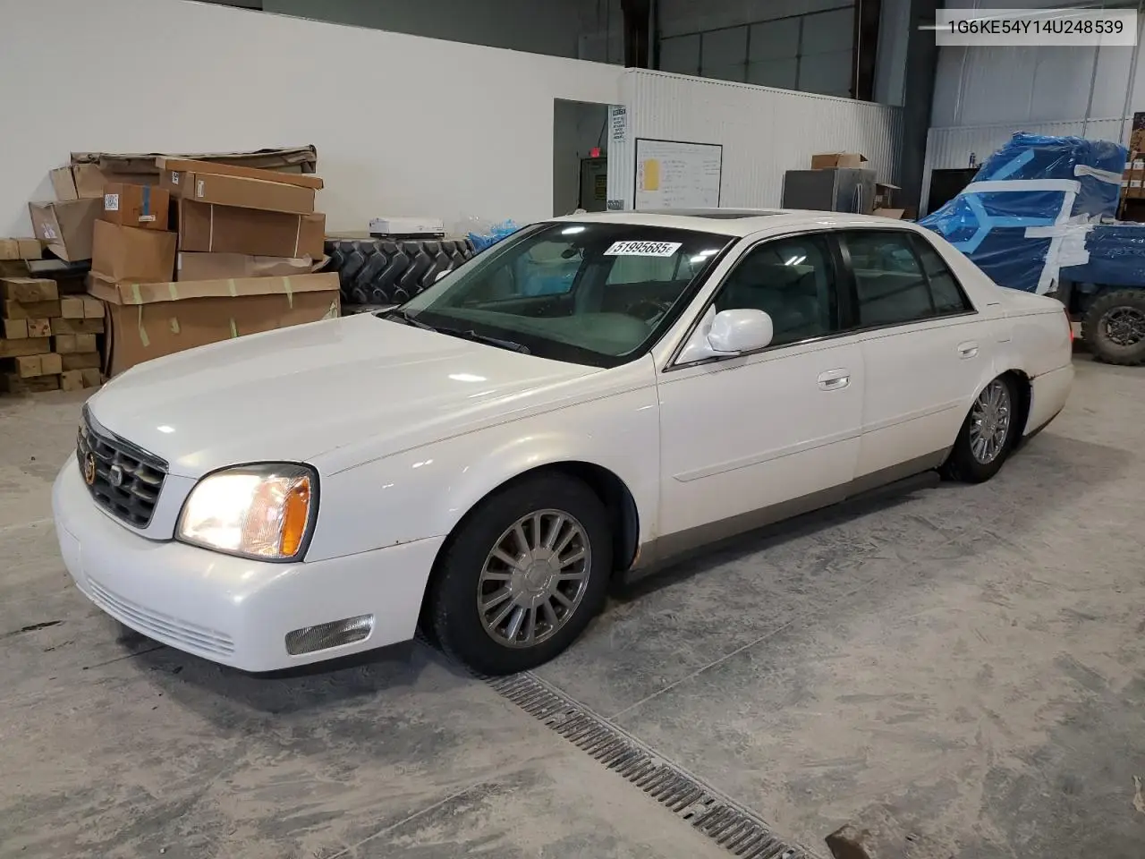 2004 Cadillac Deville Dhs VIN: 1G6KE54Y14U248539 Lot: 51995685