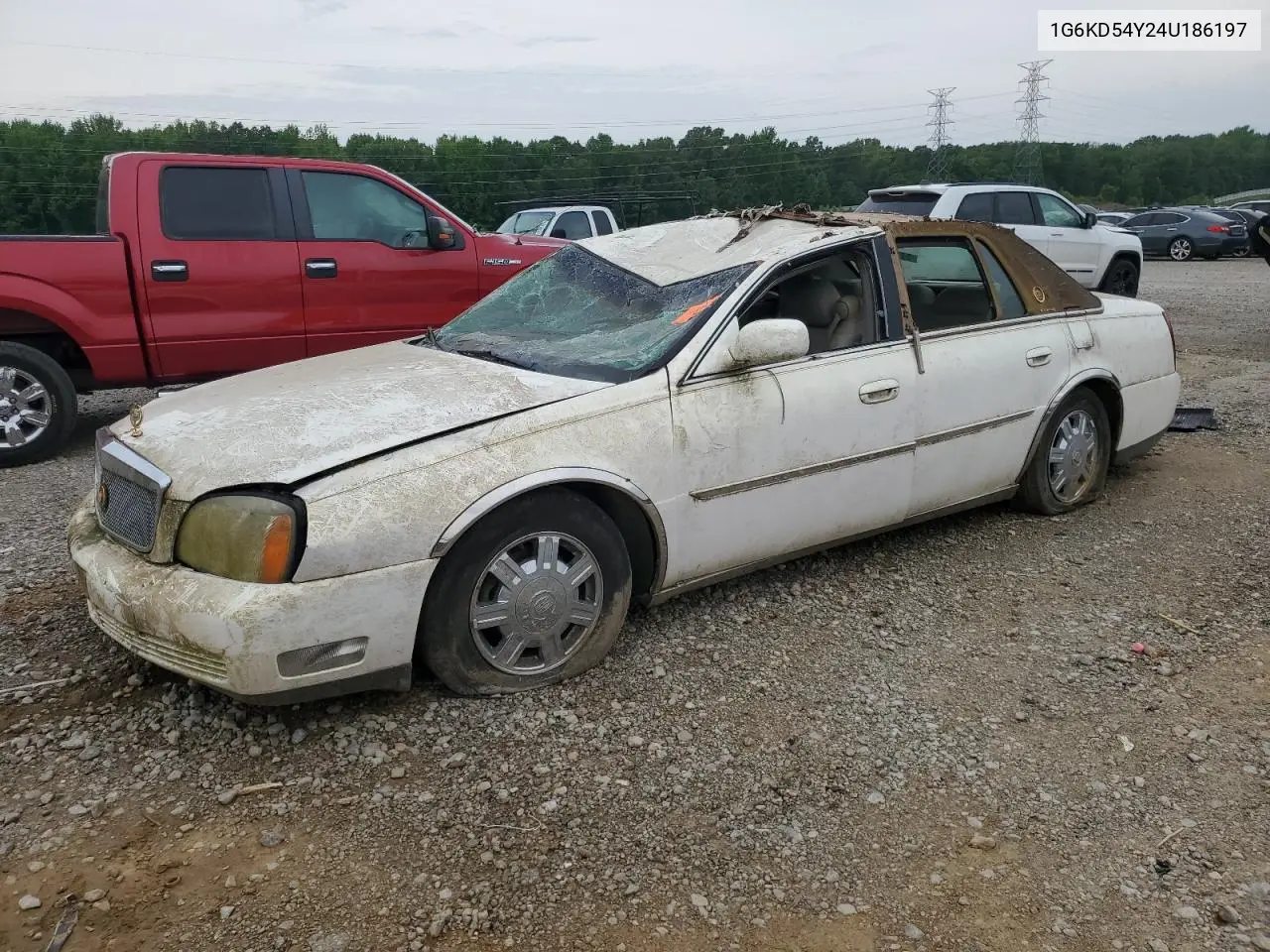 2004 Cadillac Deville VIN: 1G6KD54Y24U186197 Lot: 54191045