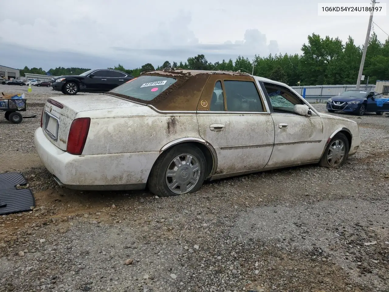 2004 Cadillac Deville VIN: 1G6KD54Y24U186197 Lot: 54191045