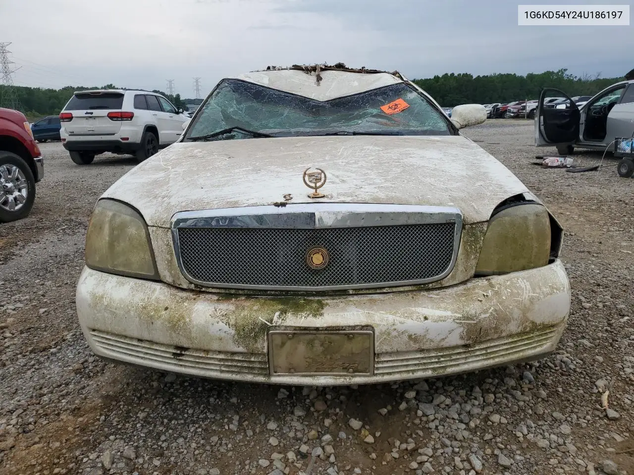 2004 Cadillac Deville VIN: 1G6KD54Y24U186197 Lot: 54191045