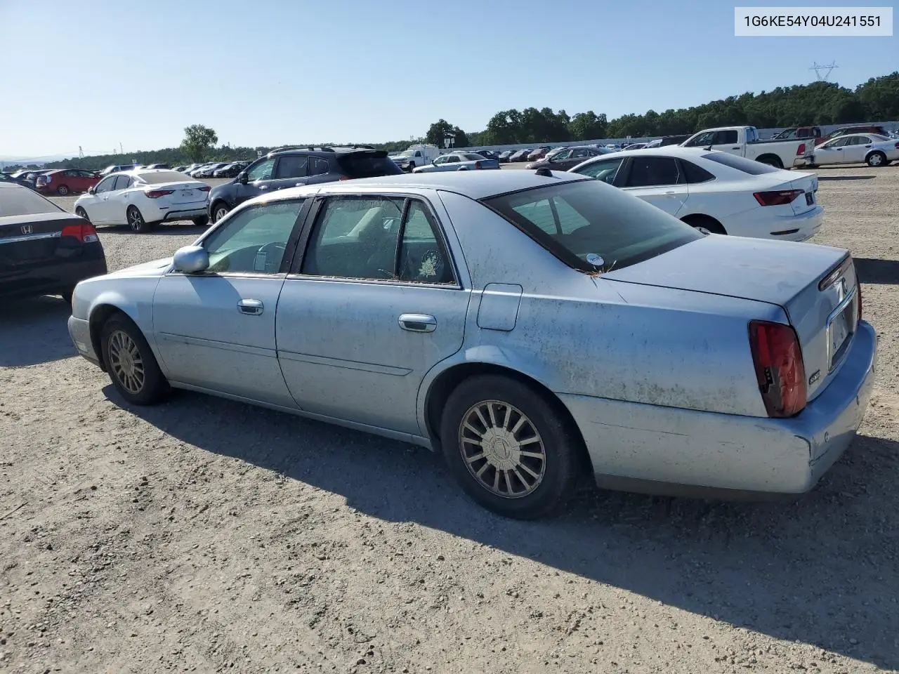 2004 Cadillac Deville Dhs VIN: 1G6KE54Y04U241551 Lot: 54892785