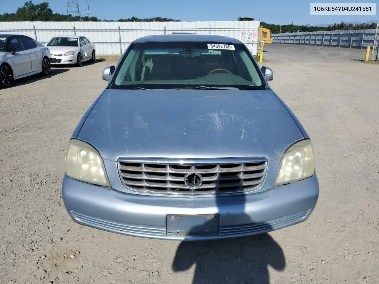 2004 Cadillac Deville Dhs VIN: 1G6KE54Y04U241551 Lot: 54892785