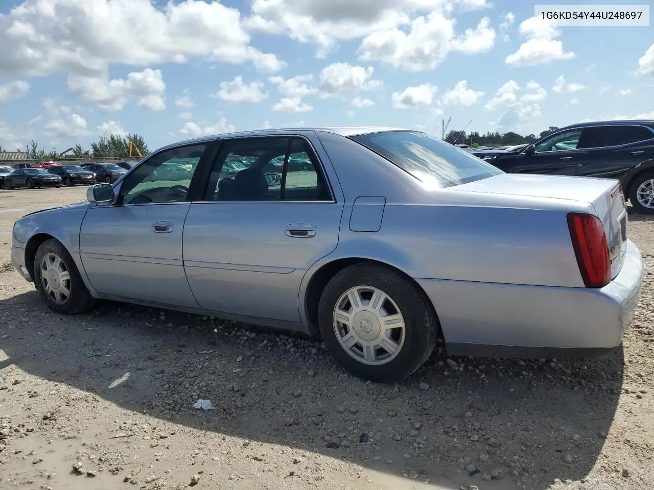 2004 Cadillac Deville VIN: 1G6KD54Y44U248697 Lot: 55781535