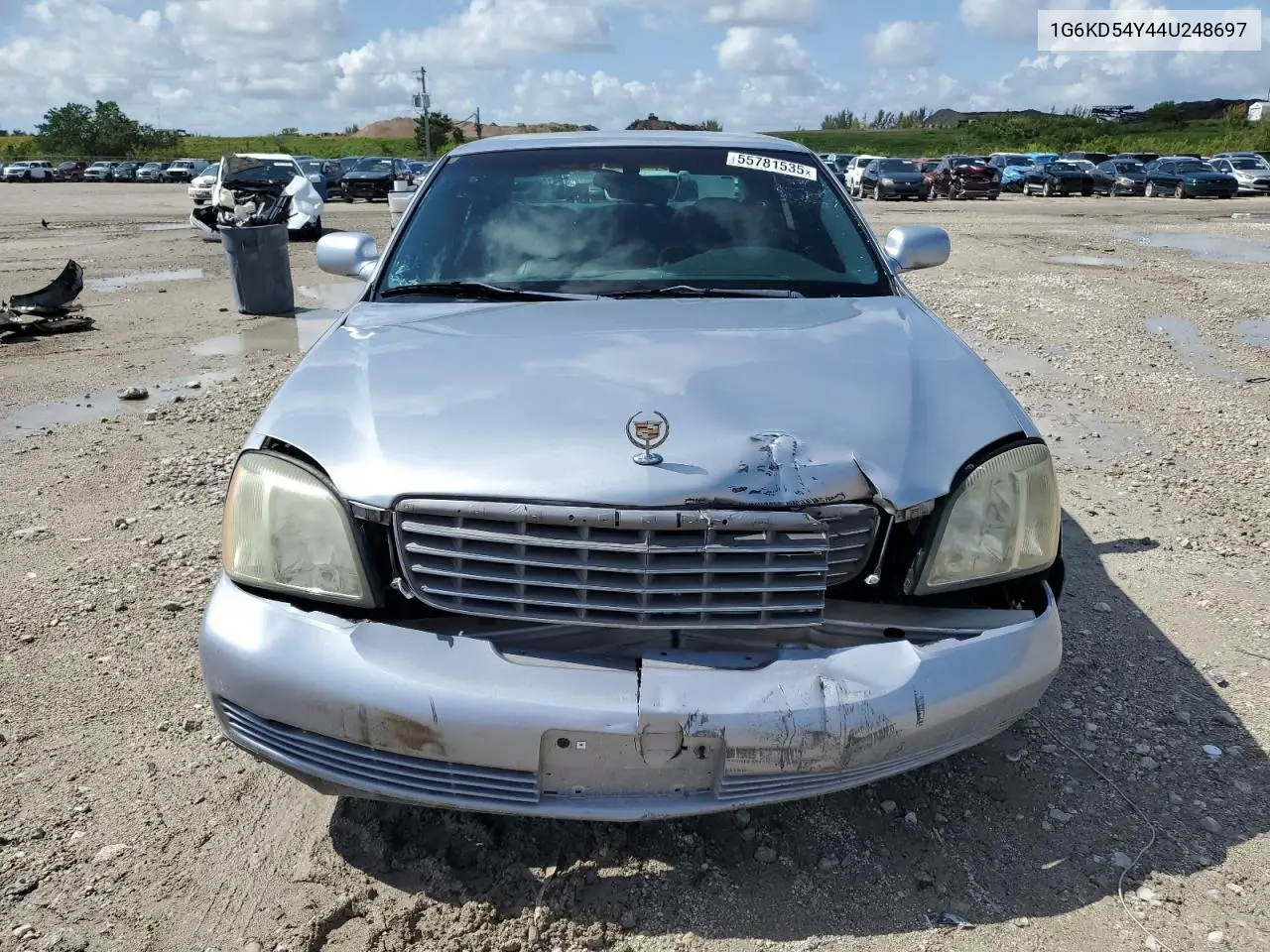2004 Cadillac Deville VIN: 1G6KD54Y44U248697 Lot: 55781535