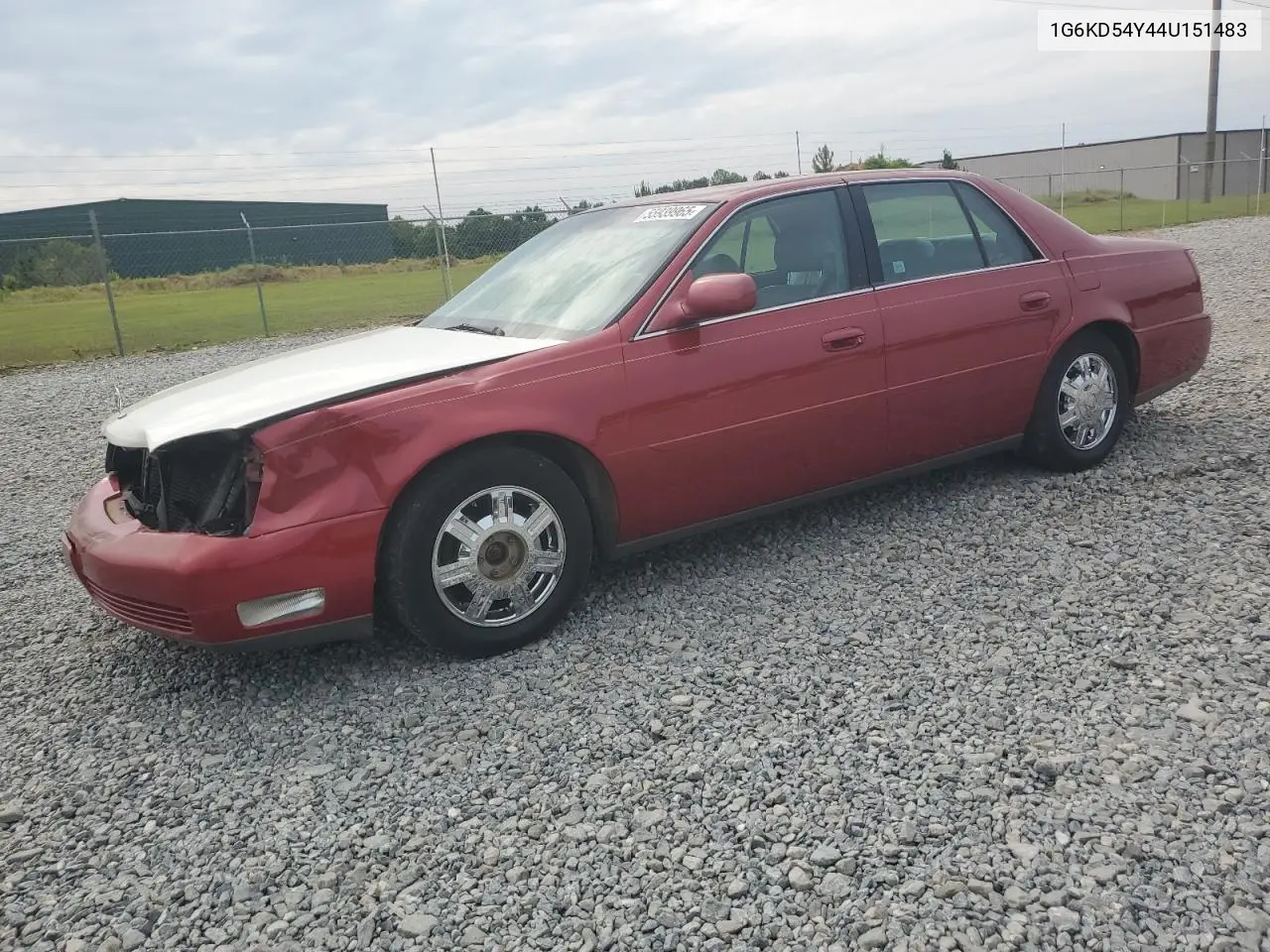 2004 Cadillac Deville VIN: 1G6KD54Y44U151483 Lot: 55939965