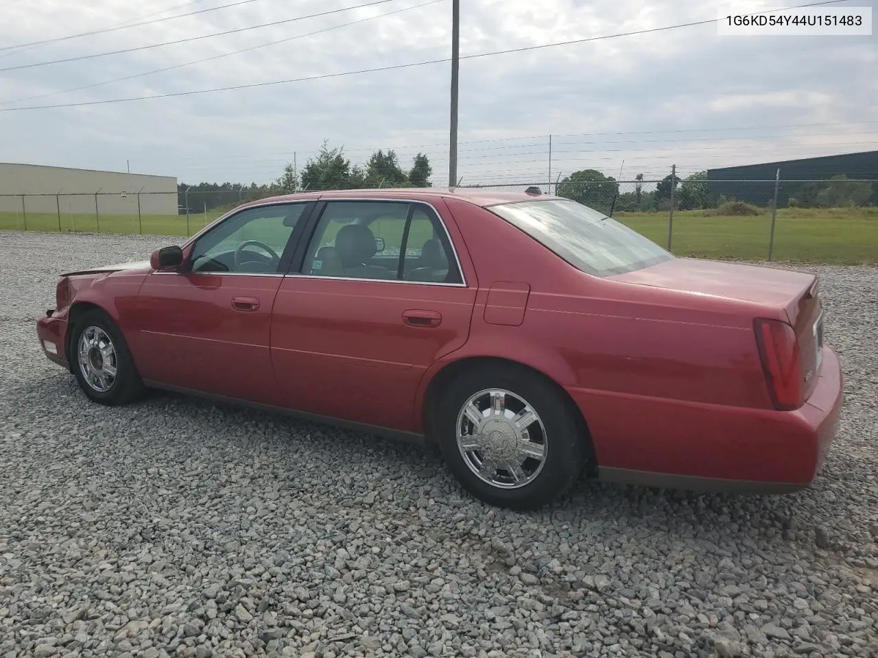 2004 Cadillac Deville VIN: 1G6KD54Y44U151483 Lot: 55939965