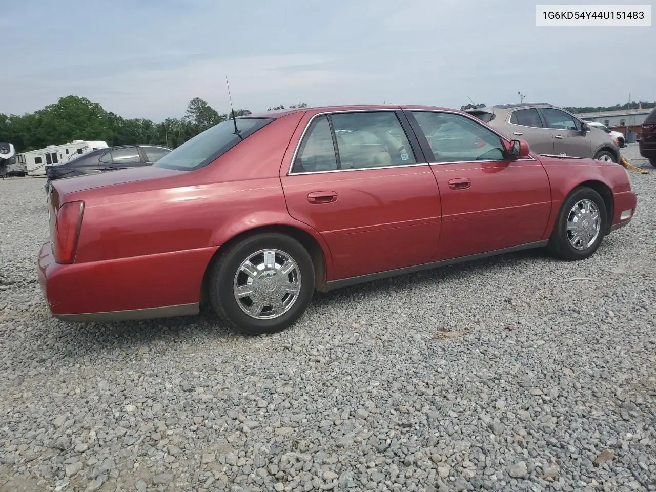 2004 Cadillac Deville VIN: 1G6KD54Y44U151483 Lot: 55939965