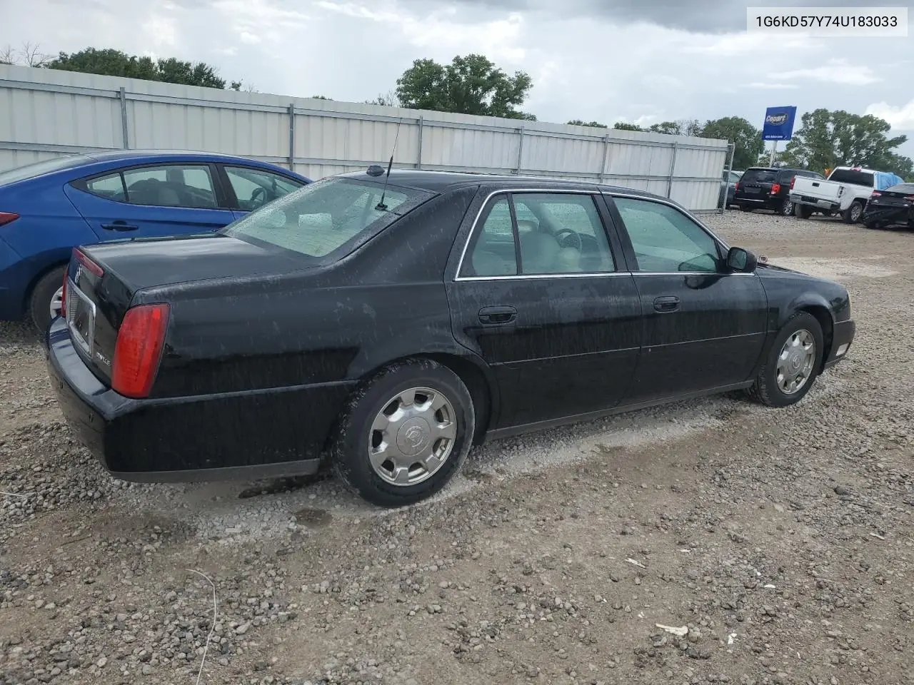 2004 Cadillac Deville VIN: 1G6KD57Y74U183033 Lot: 61602785