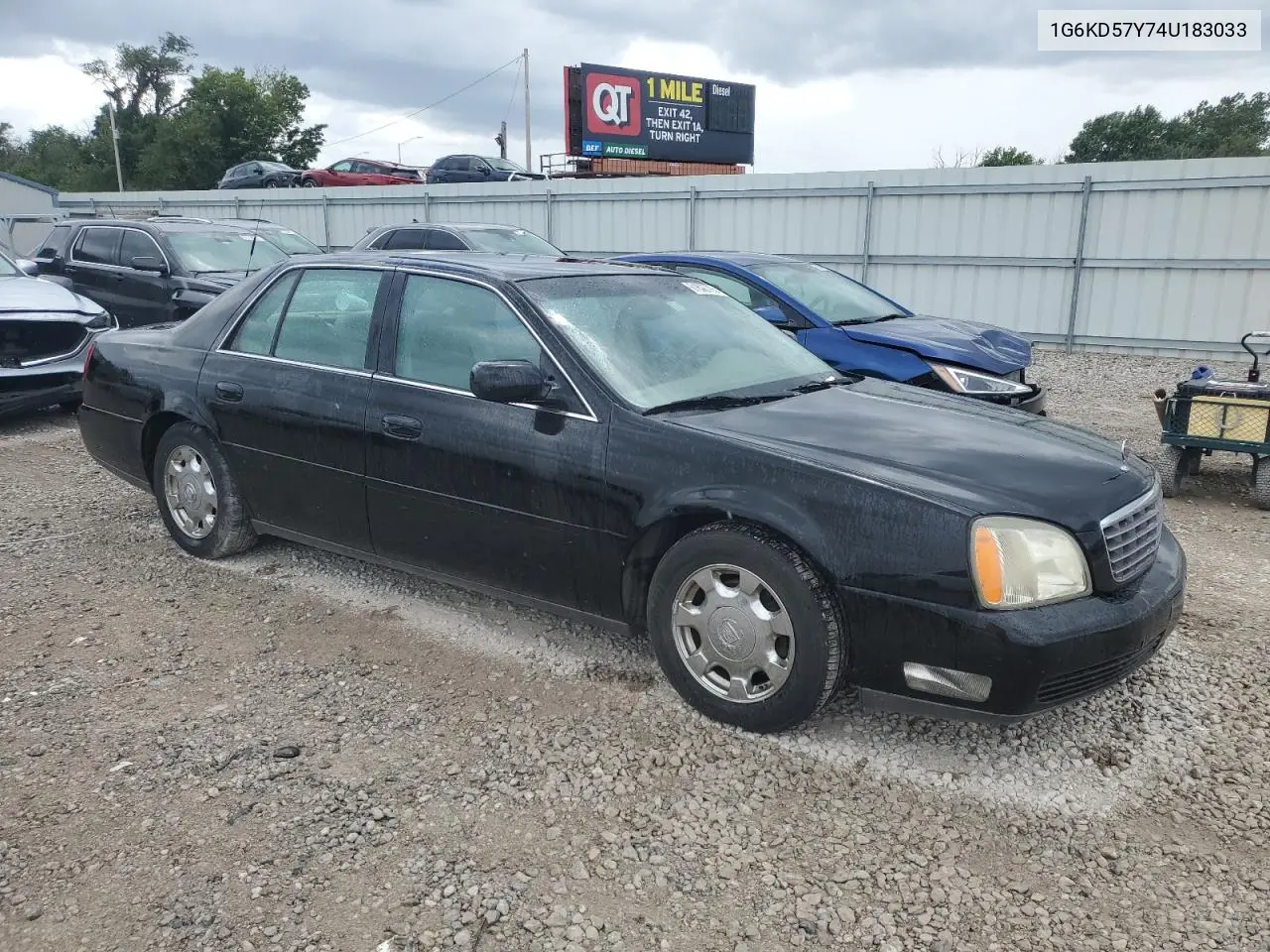 2004 Cadillac Deville VIN: 1G6KD57Y74U183033 Lot: 61602785