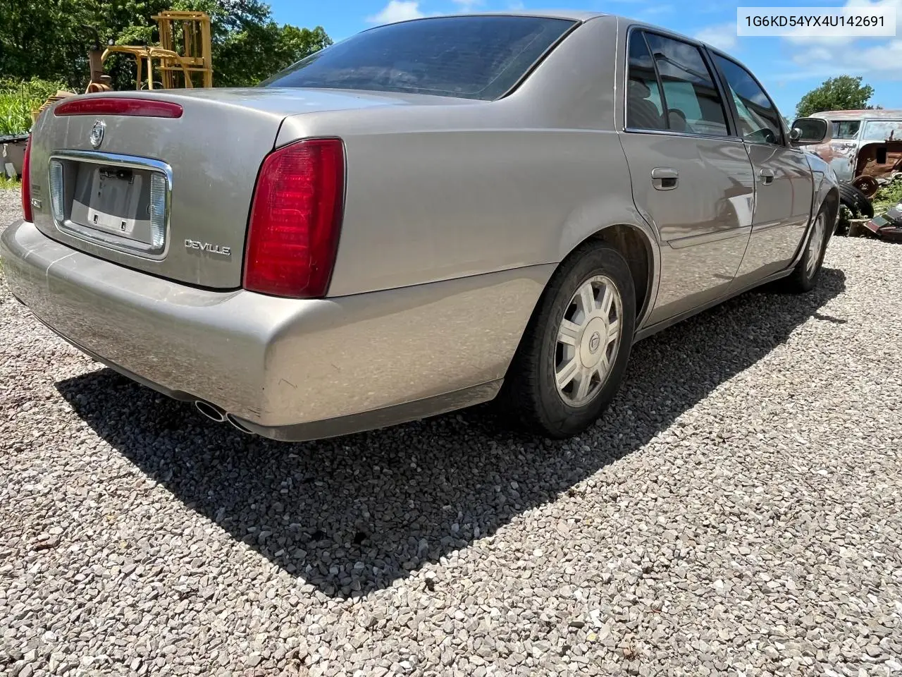 1g6kd54yx4u142691 1G6KD54YX4U142691 2004 Cadillac Deville