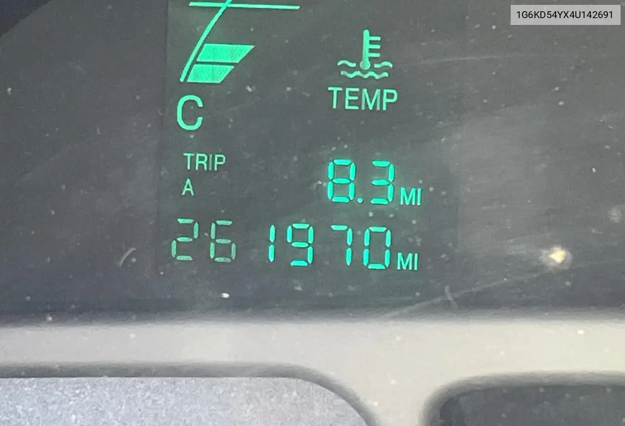 1g6kd54yx4u142691 1G6KD54YX4U142691 2004 Cadillac Deville