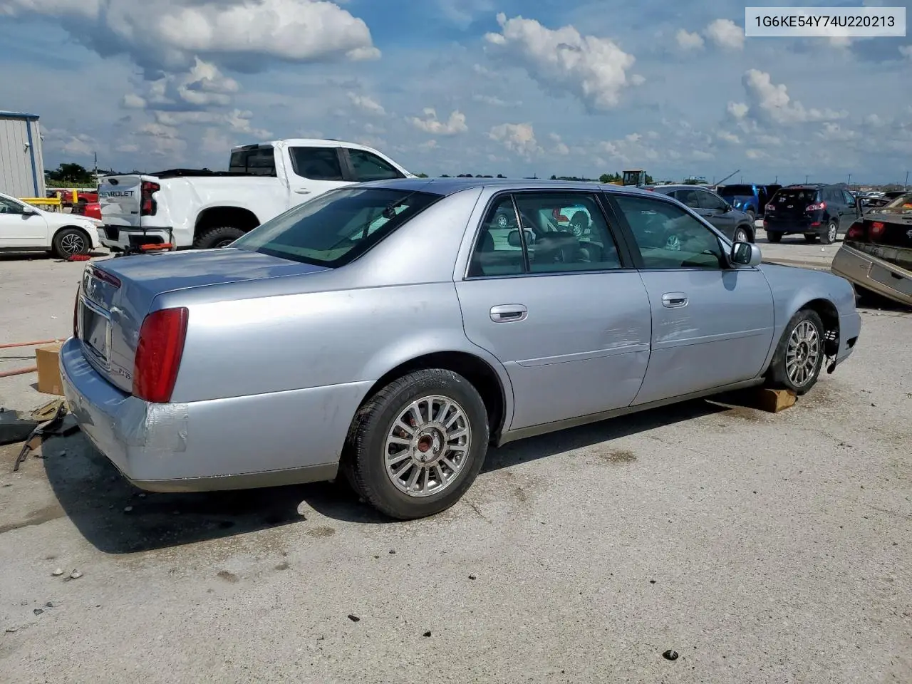 2004 Cadillac Deville Dhs VIN: 1G6KE54Y74U220213 Lot: 64277385