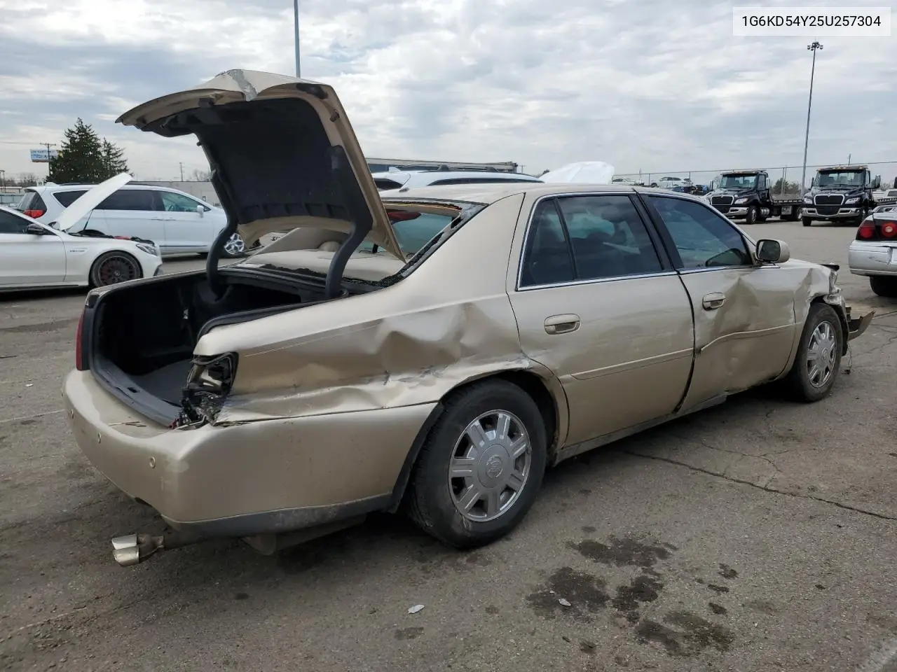 2005 Cadillac Deville VIN: 1G6KD54Y25U257304 Lot: 50888475