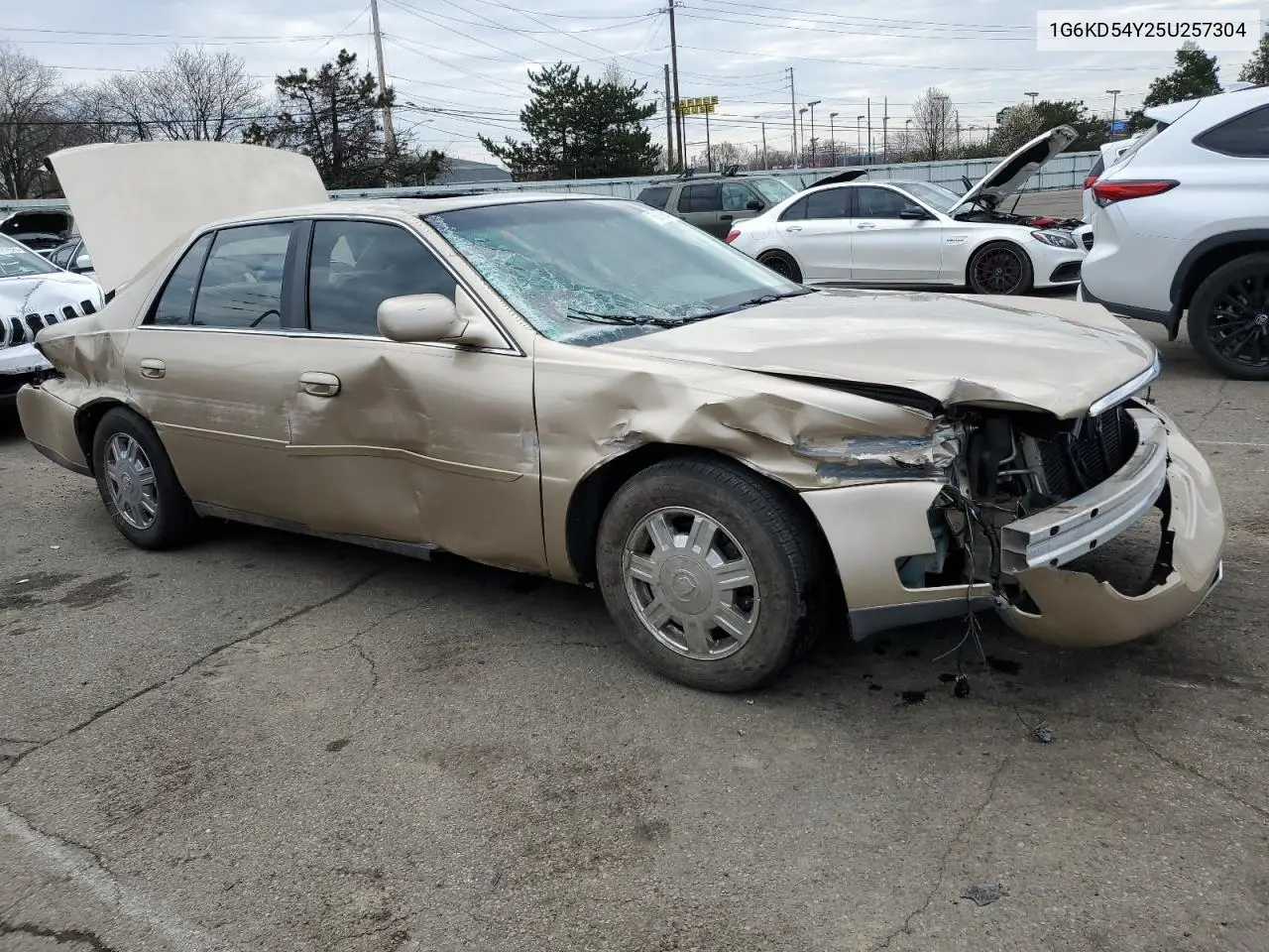 2005 Cadillac Deville VIN: 1G6KD54Y25U257304 Lot: 50888475