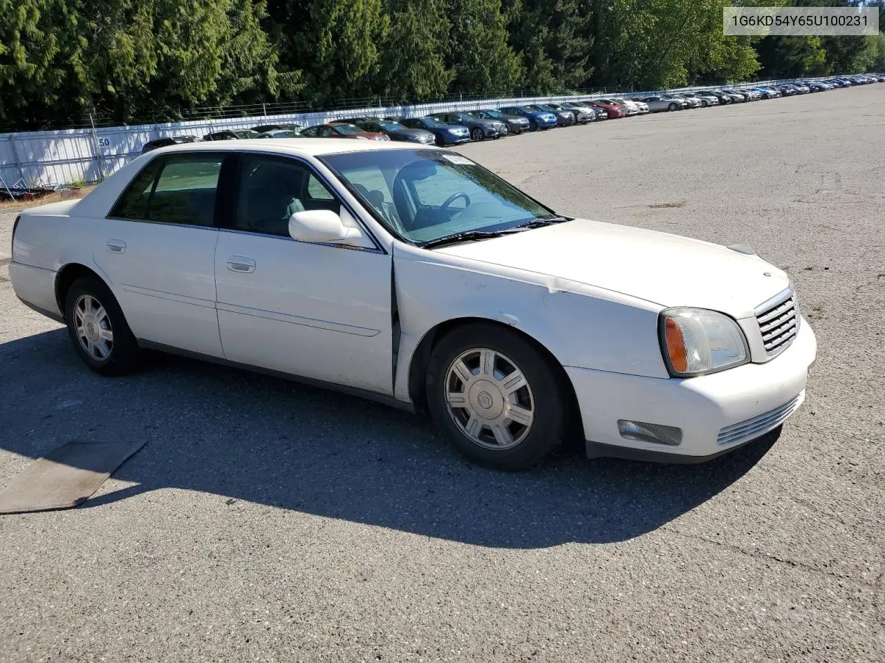2005 Cadillac Deville VIN: 1G6KD54Y65U100231 Lot: 55758605
