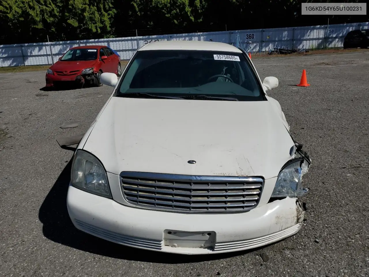 2005 Cadillac Deville VIN: 1G6KD54Y65U100231 Lot: 55758605