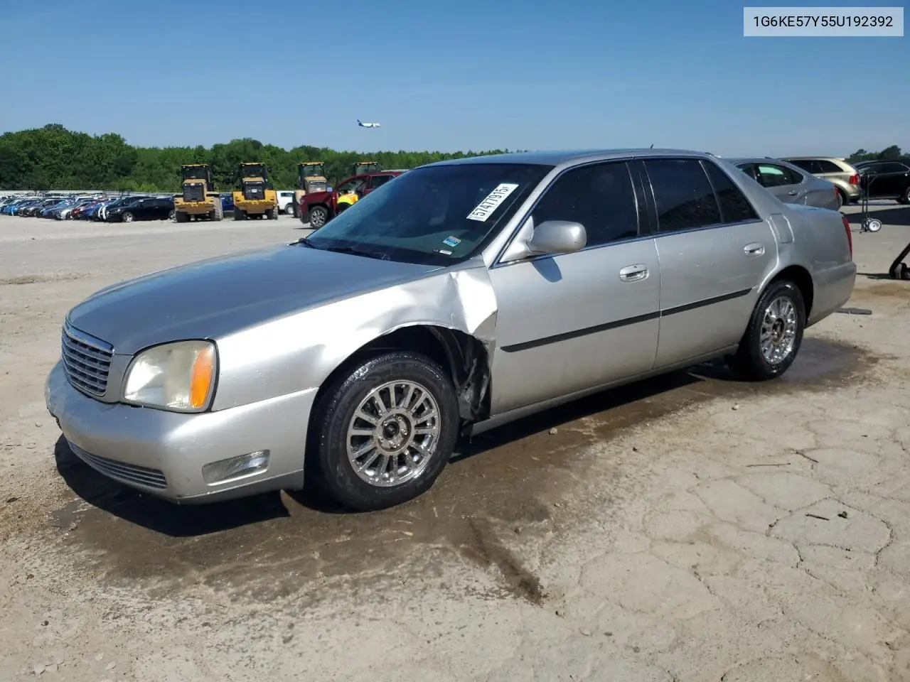 2005 Cadillac Deville Dhs VIN: 1G6KE57Y55U192392 Lot: 57477915