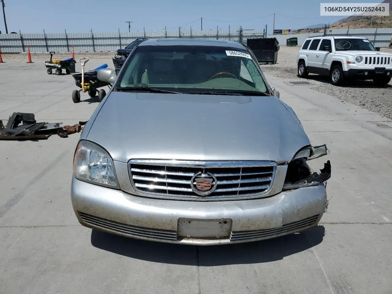 2005 Cadillac Deville VIN: 1G6KD54Y25U252443 Lot: 58652865