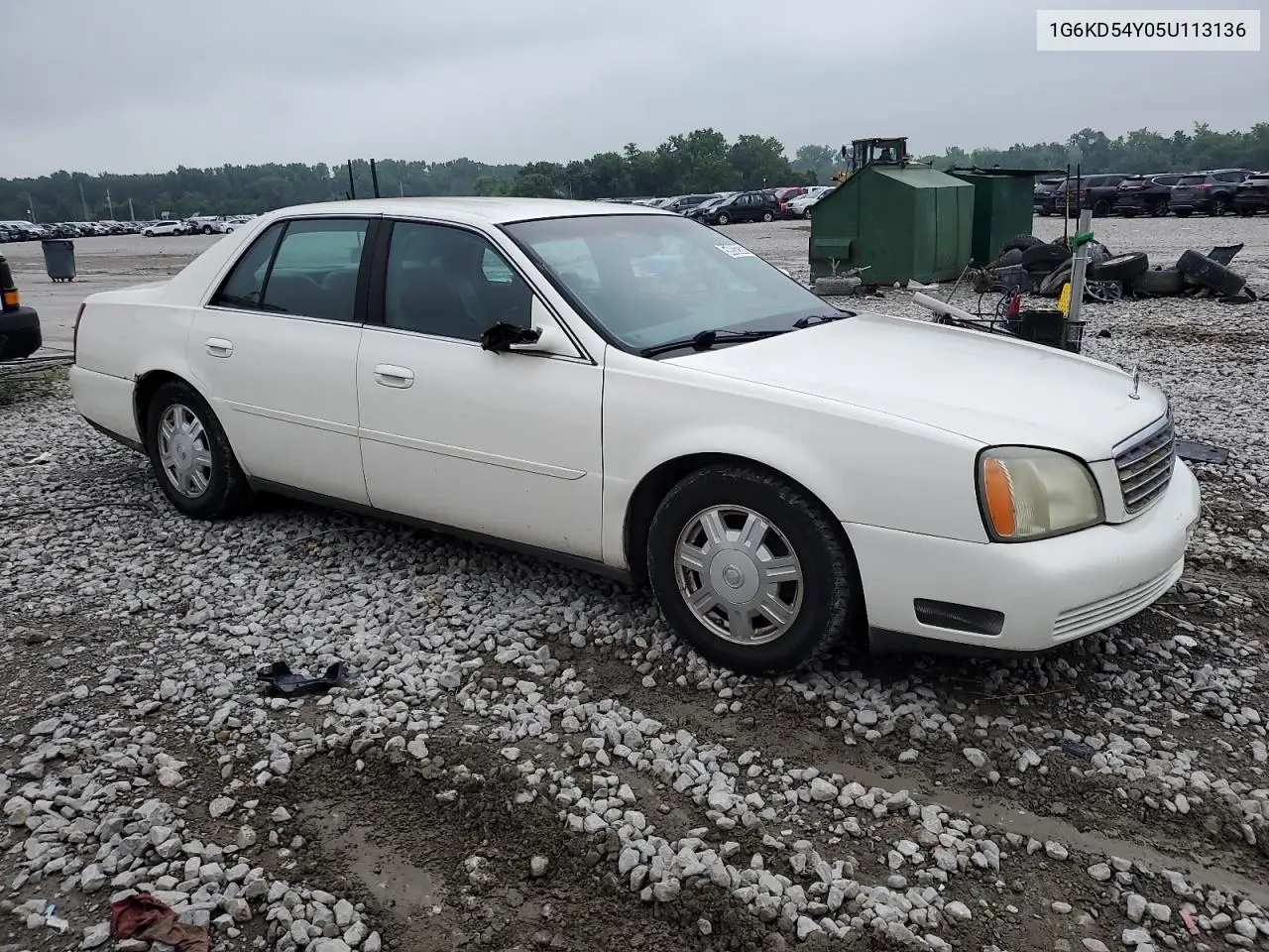 2005 Cadillac Deville VIN: 1G6KD54Y05U113136 Lot: 59932335