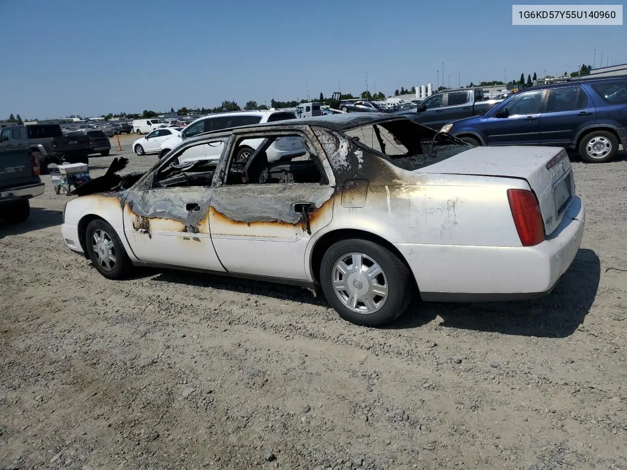 2005 Cadillac Deville VIN: 1G6KD57Y55U140960 Lot: 59967145