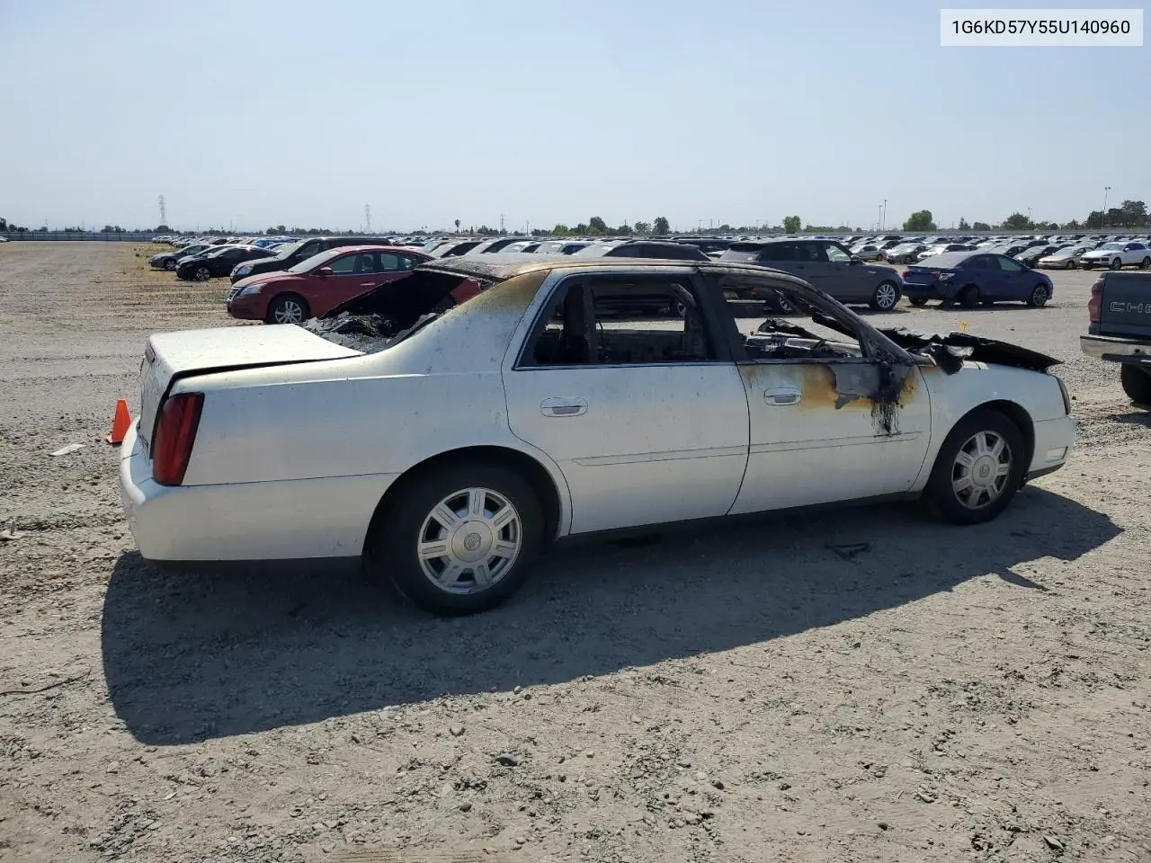 2005 Cadillac Deville VIN: 1G6KD57Y55U140960 Lot: 59967145