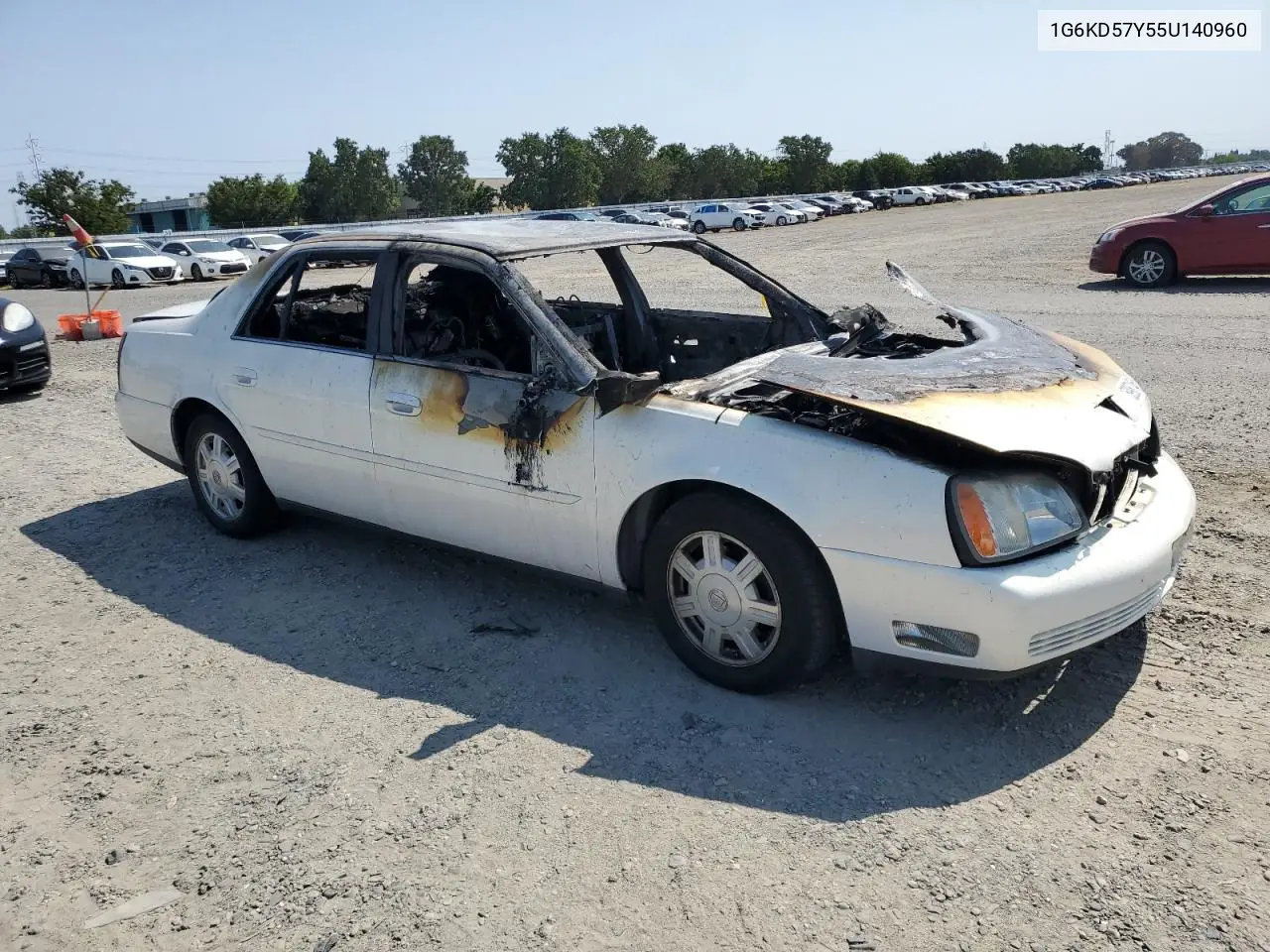 2005 Cadillac Deville VIN: 1G6KD57Y55U140960 Lot: 59967145
