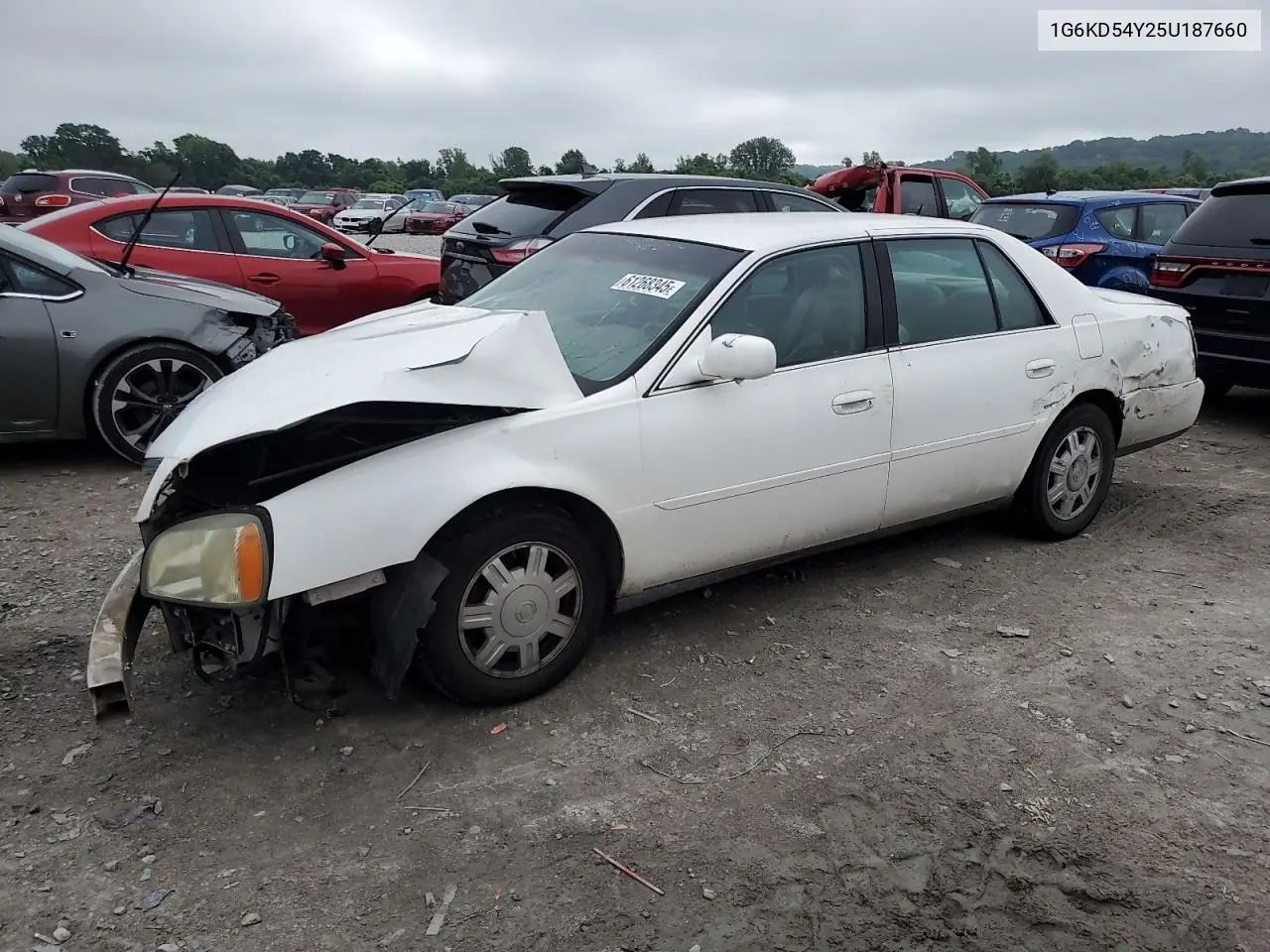 2005 Cadillac Deville VIN: 1G6KD54Y25U187660 Lot: 61268345
