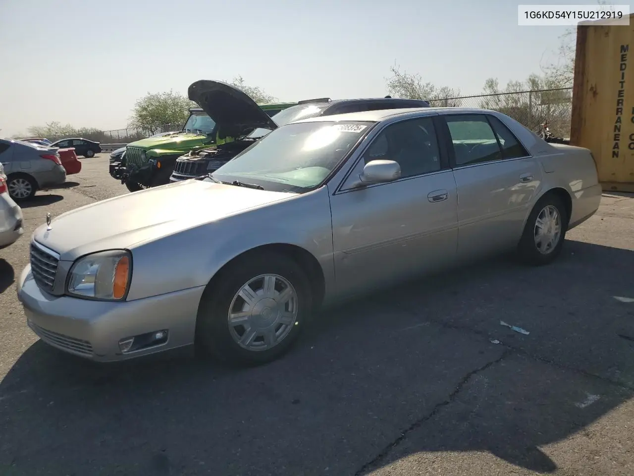 2005 Cadillac Deville VIN: 1G6KD54Y15U212919 Lot: 61608375