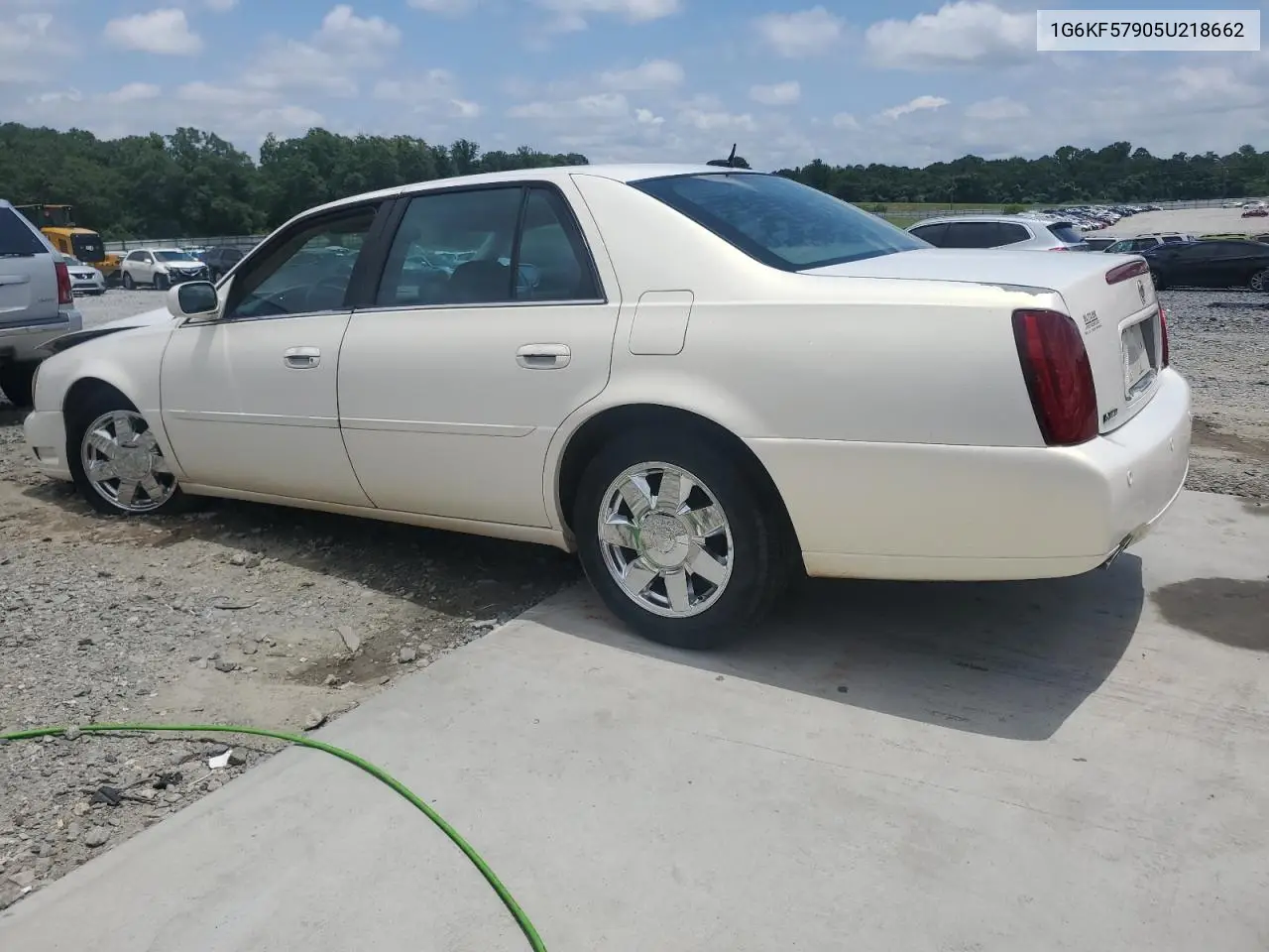 2005 Cadillac Deville Dts VIN: 1G6KF57905U218662 Lot: 63415855