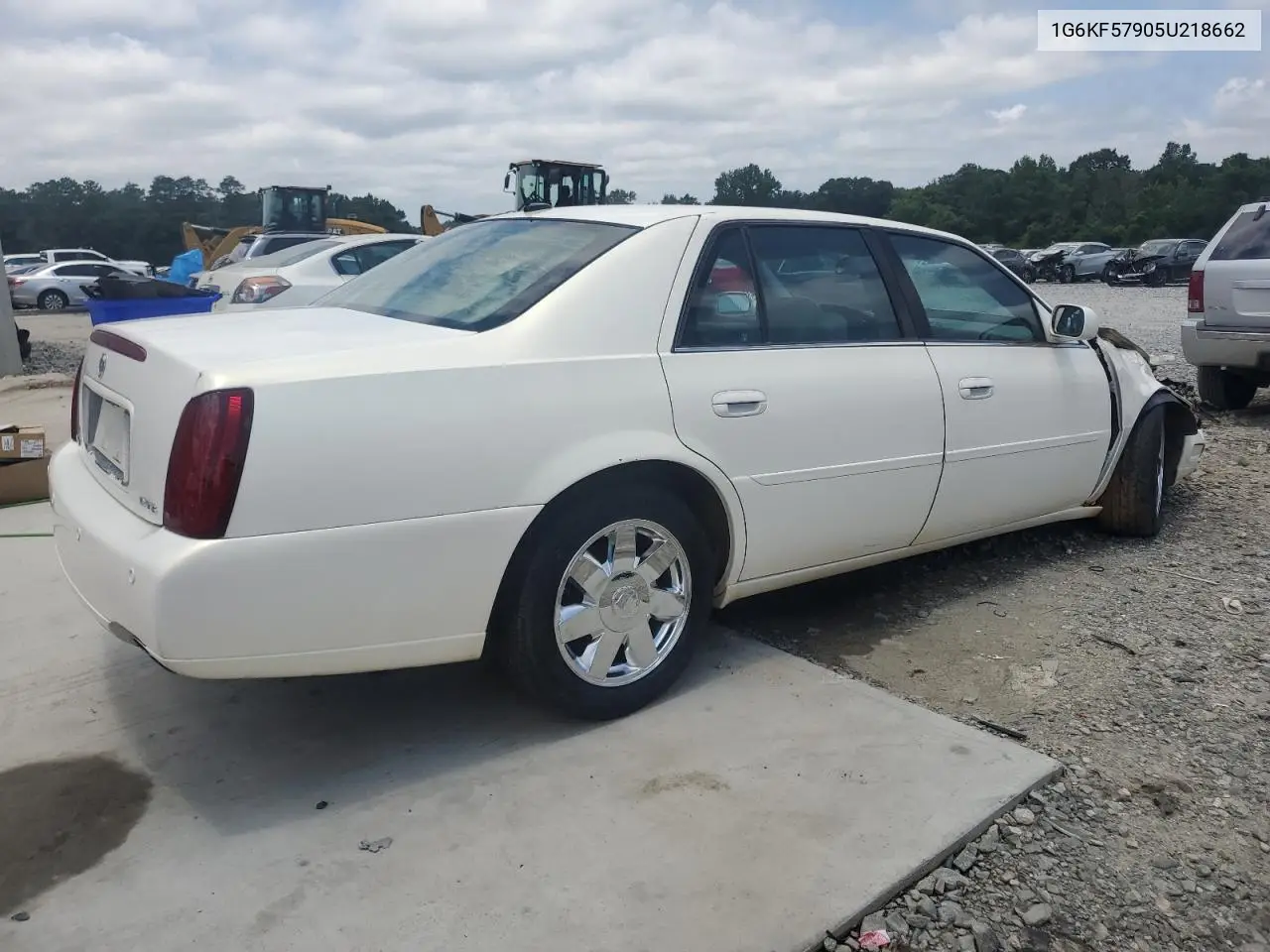 2005 Cadillac Deville Dts VIN: 1G6KF57905U218662 Lot: 63415855