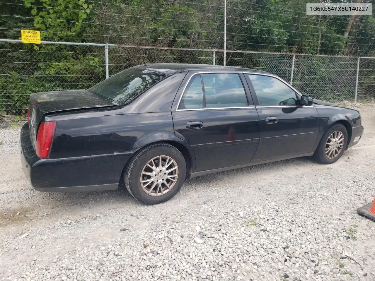 2005 Cadillac Deville Dhs VIN: 1G6KE54YX5U140227 Lot: 64014265