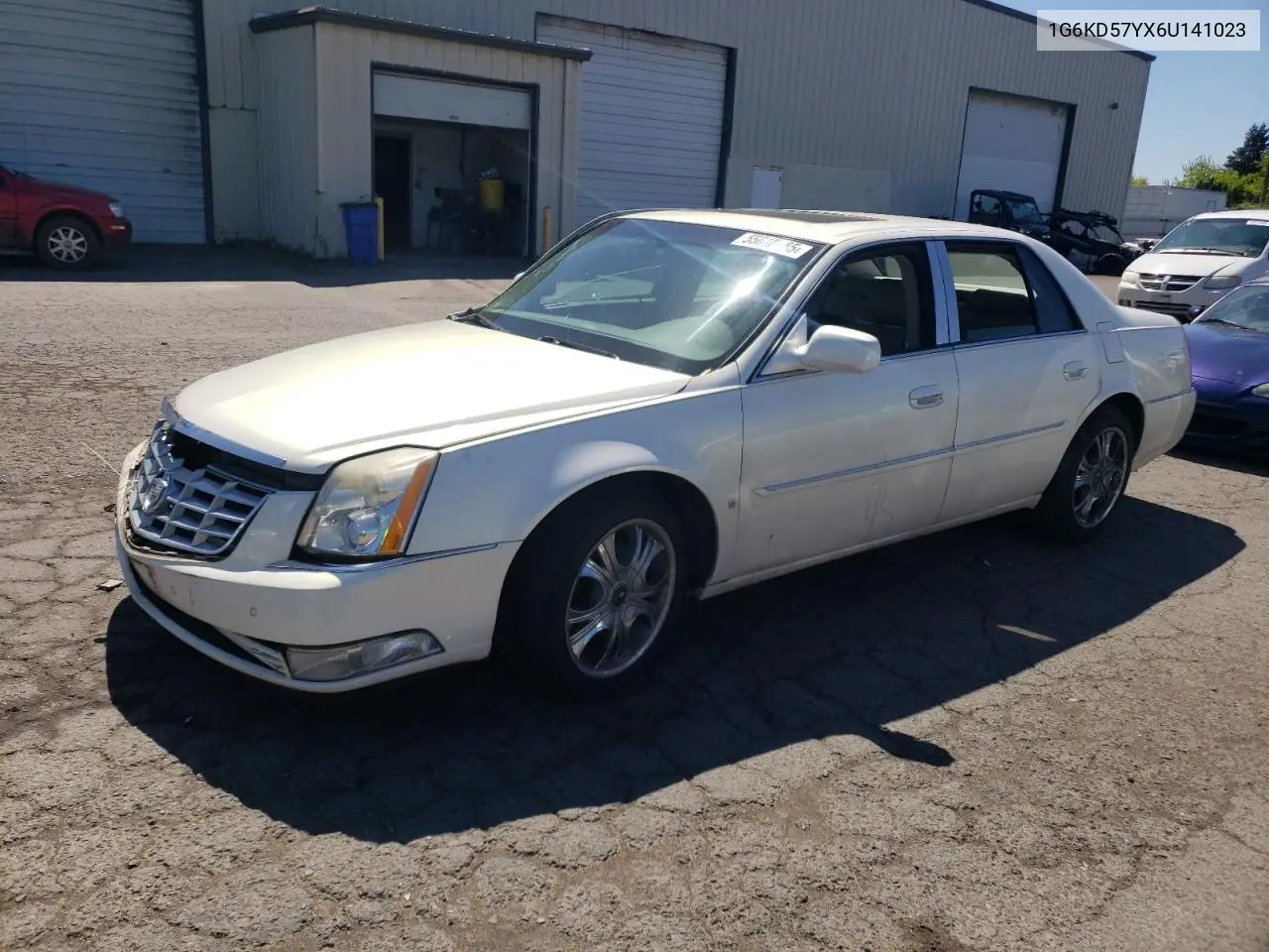 2006 Cadillac Dts VIN: 1G6KD57YX6U141023 Lot: 55610185
