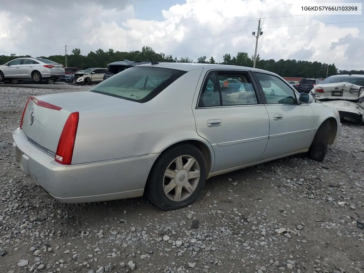 2006 Cadillac Dts VIN: 1G6KD57Y66U103398 Lot: 59323635
